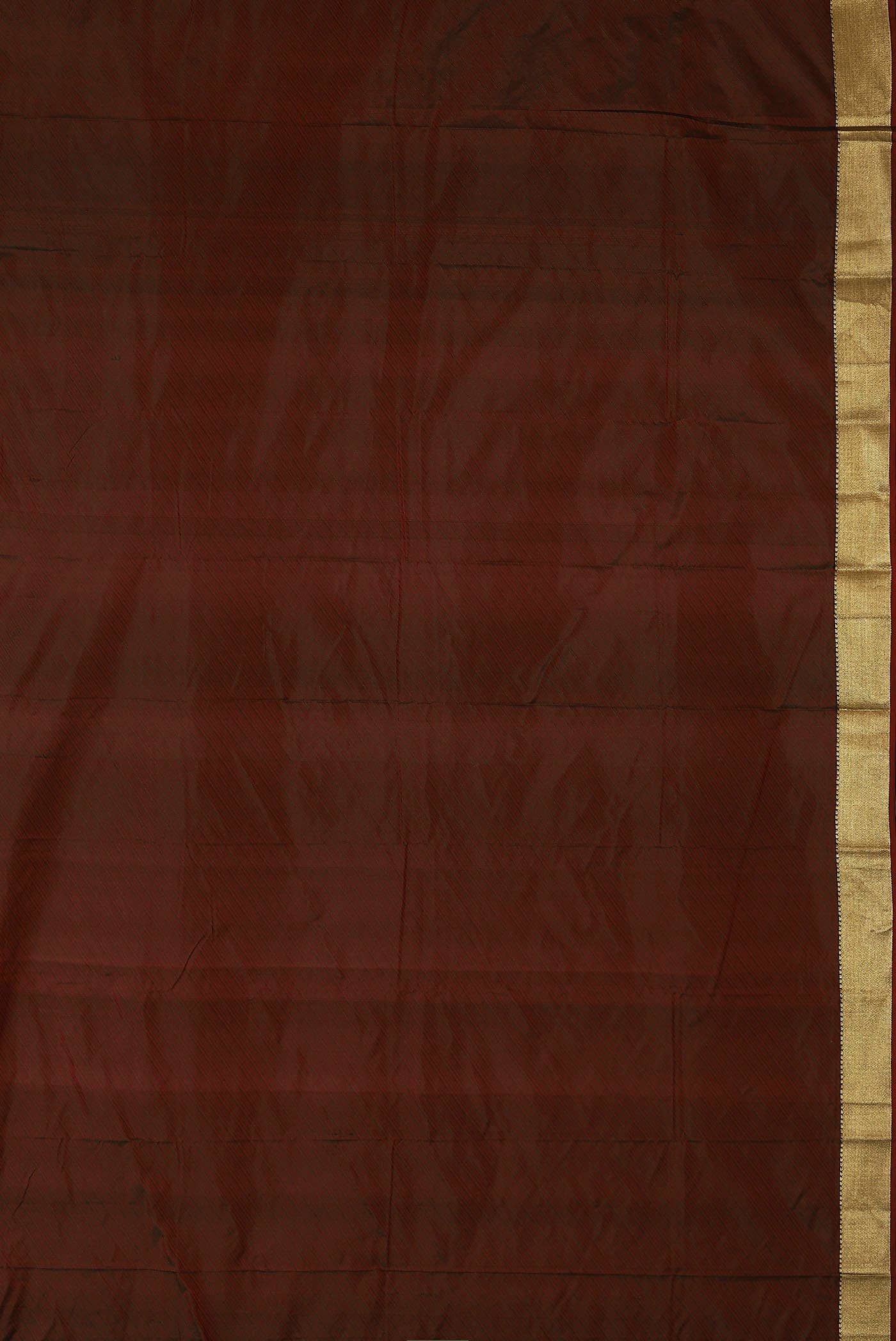Maroon Blended Bangalore Silk Saree