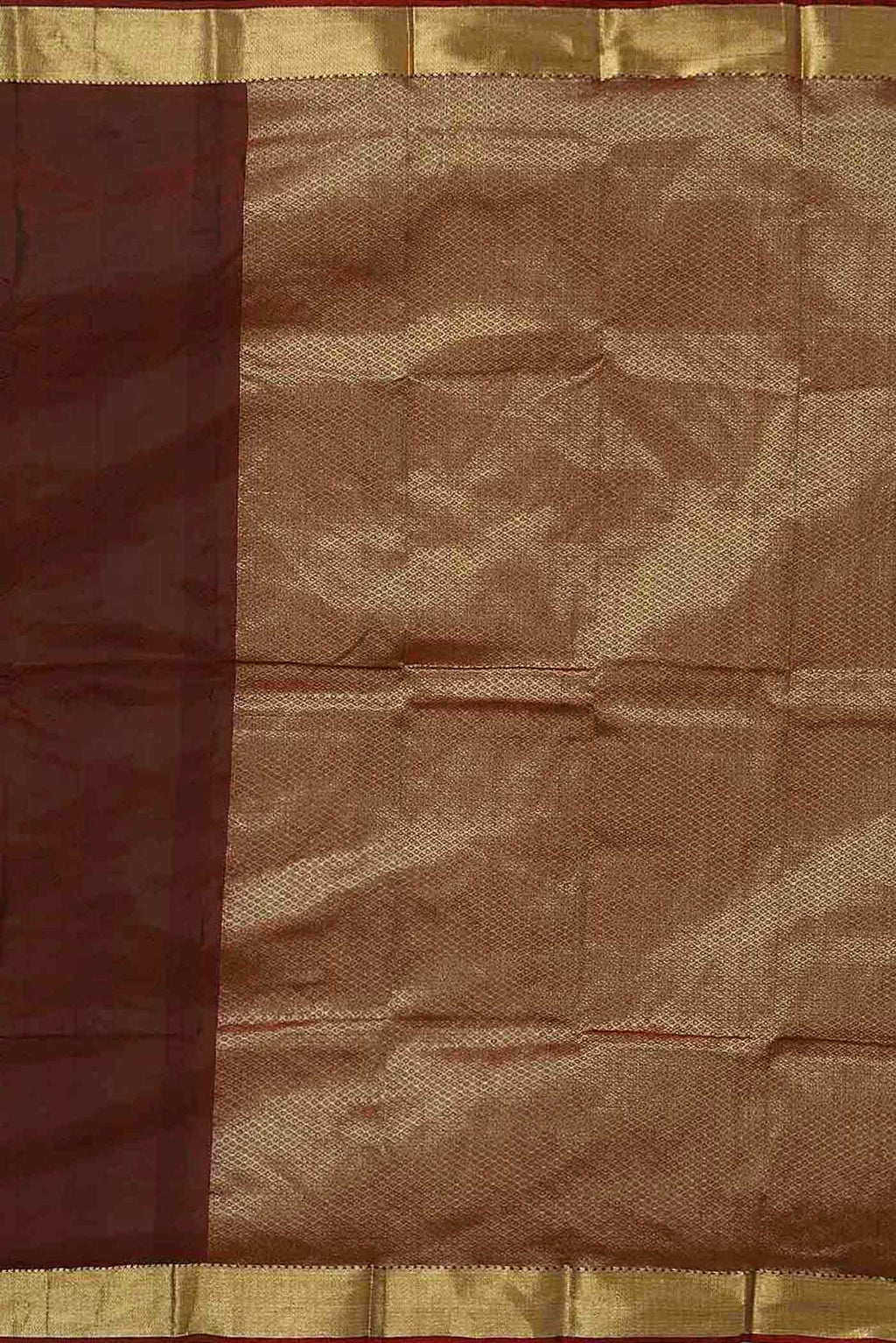 Maroon Blended Bangalore Silk Saree