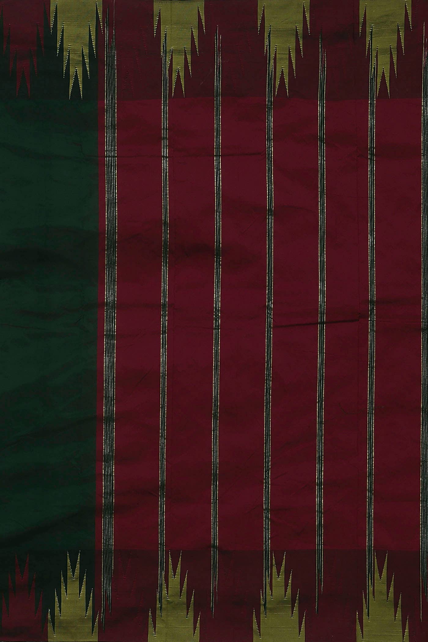 Green Blended Bangalore Silk Saree