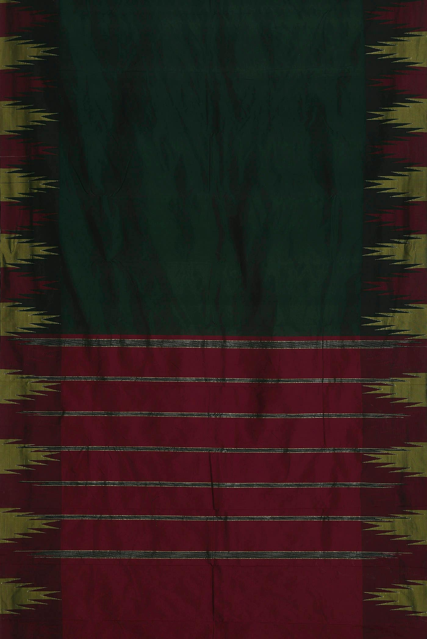 Green Blended Bangalore Silk Saree