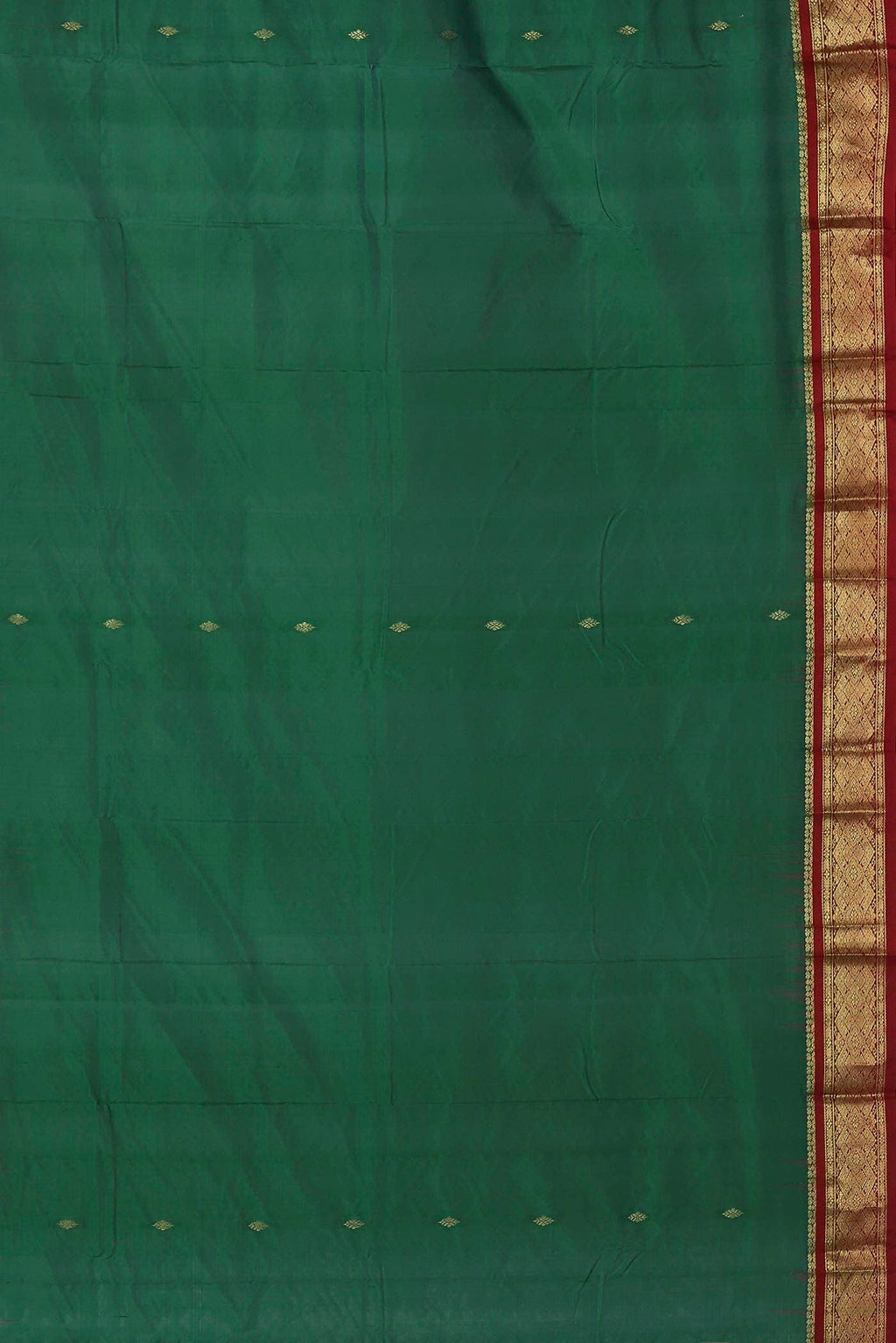 Green Bangalore Silk Saree