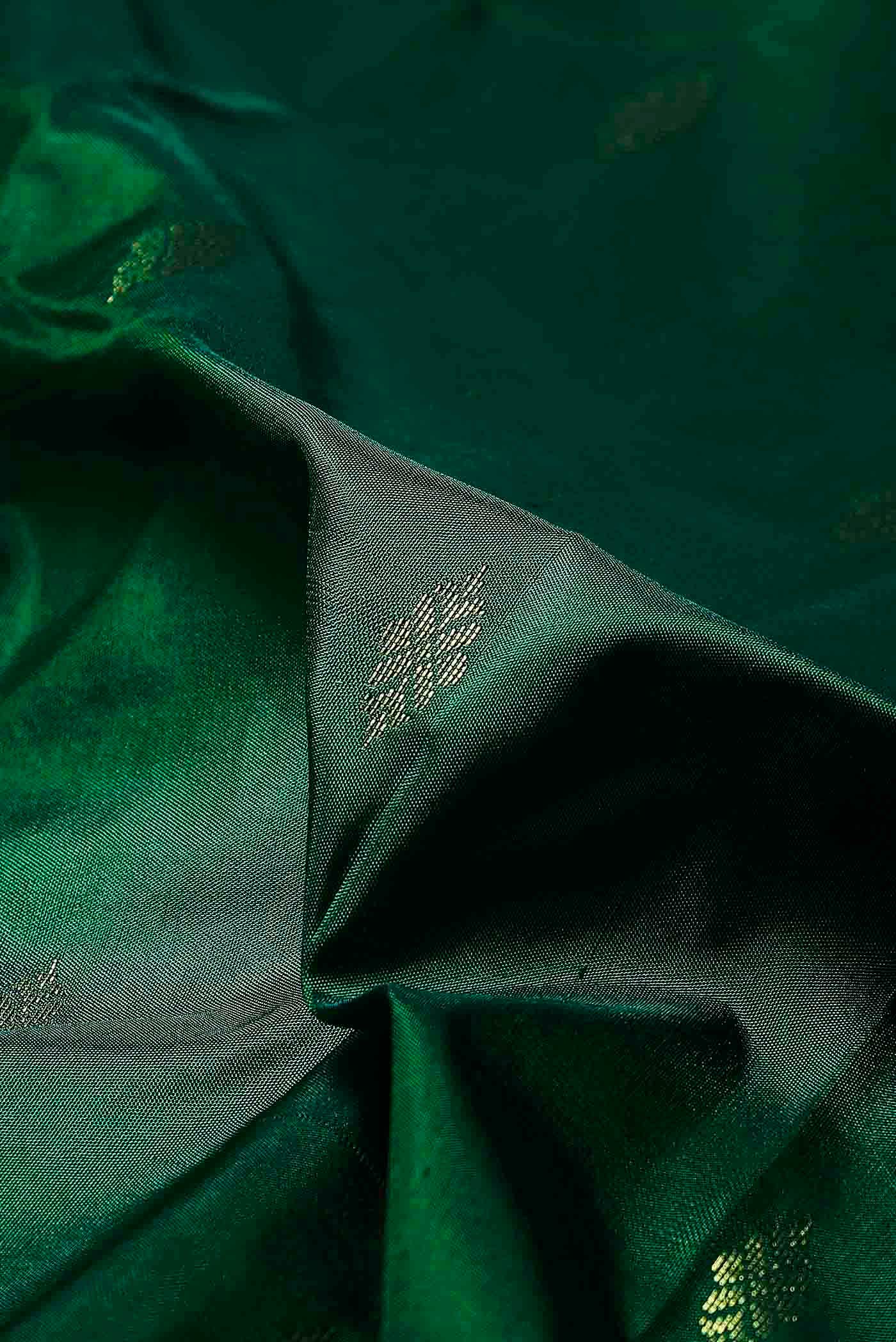 Green Bangalore Silk Saree