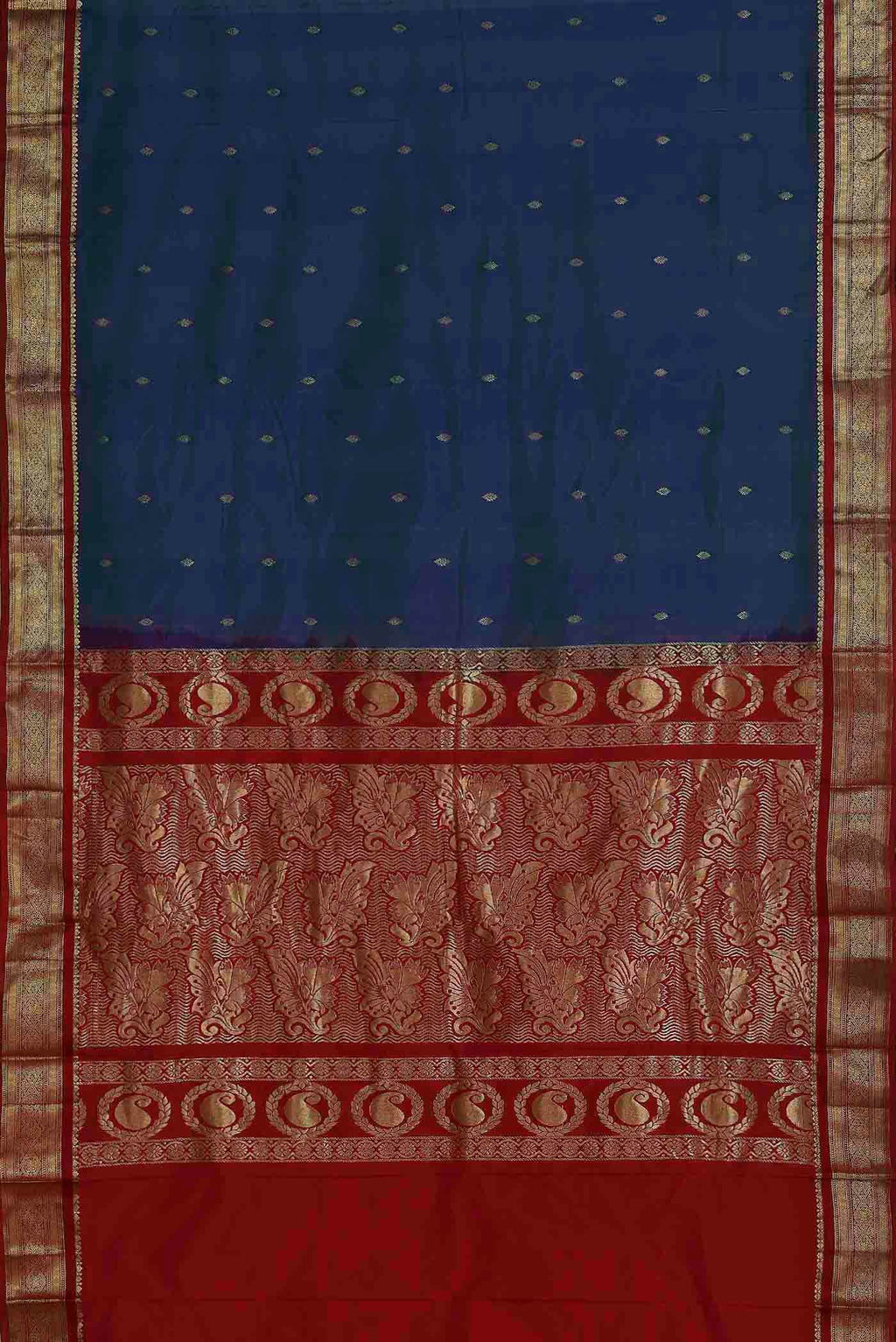 Blue Bangalore Silk Saree