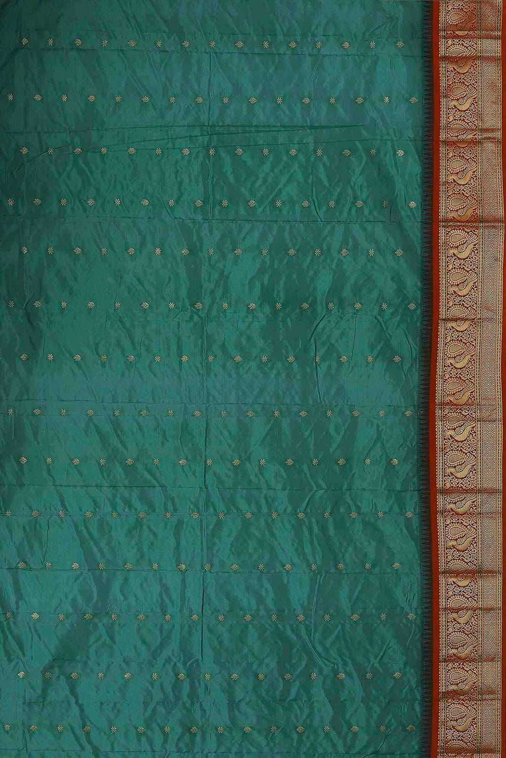 Green Bangalore Silk Saree