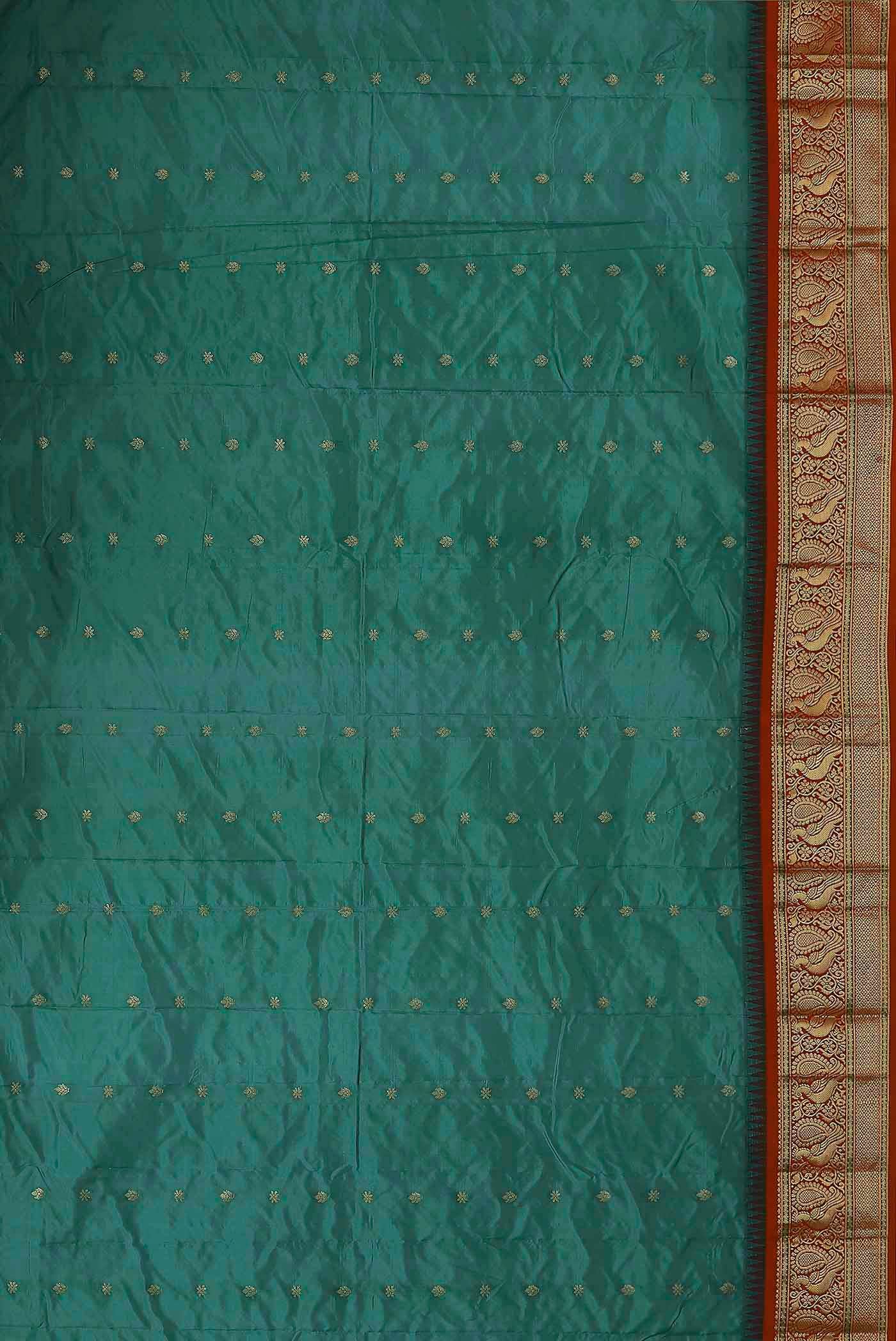 Green Bangalore Silk Saree