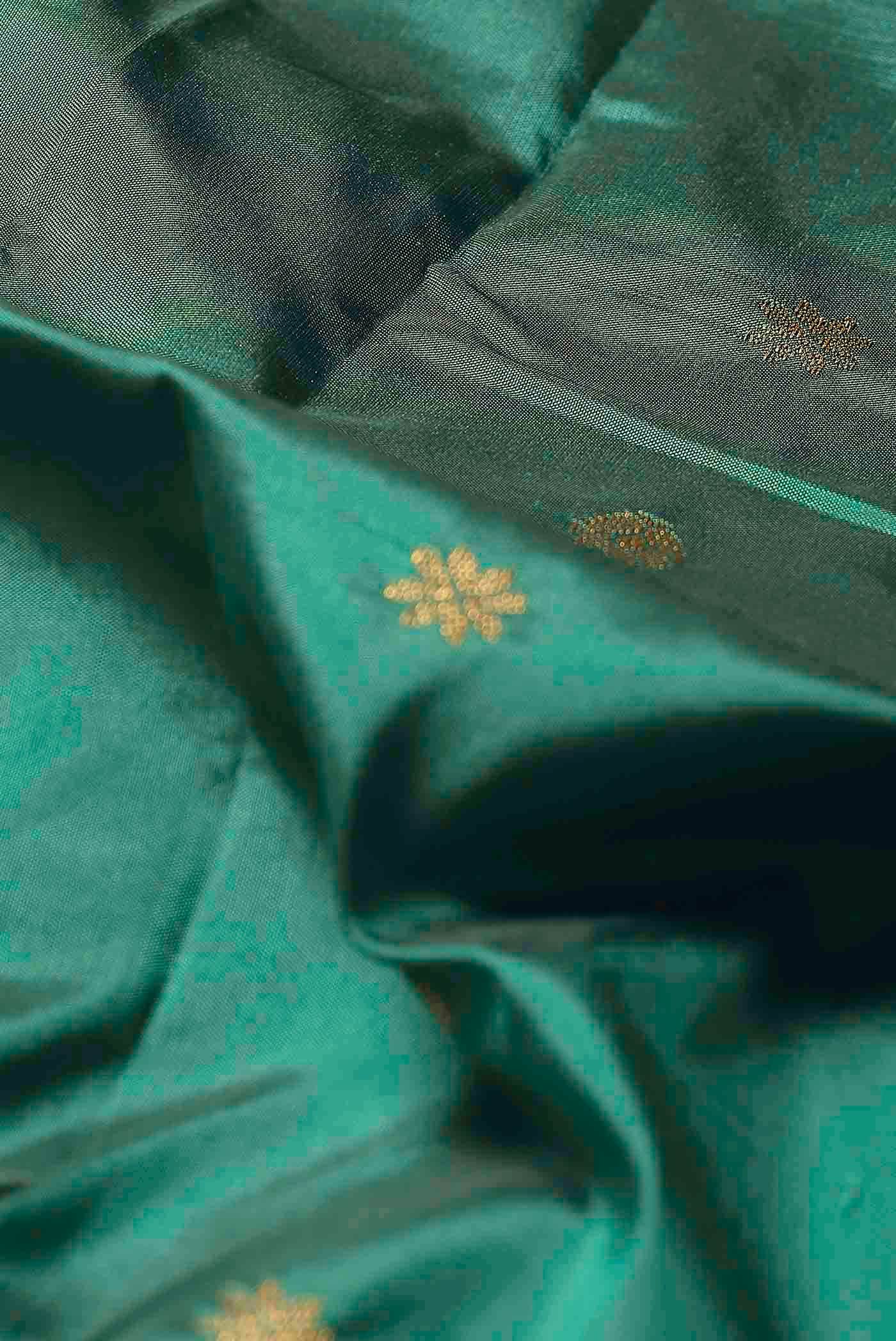Green Bangalore Silk Saree