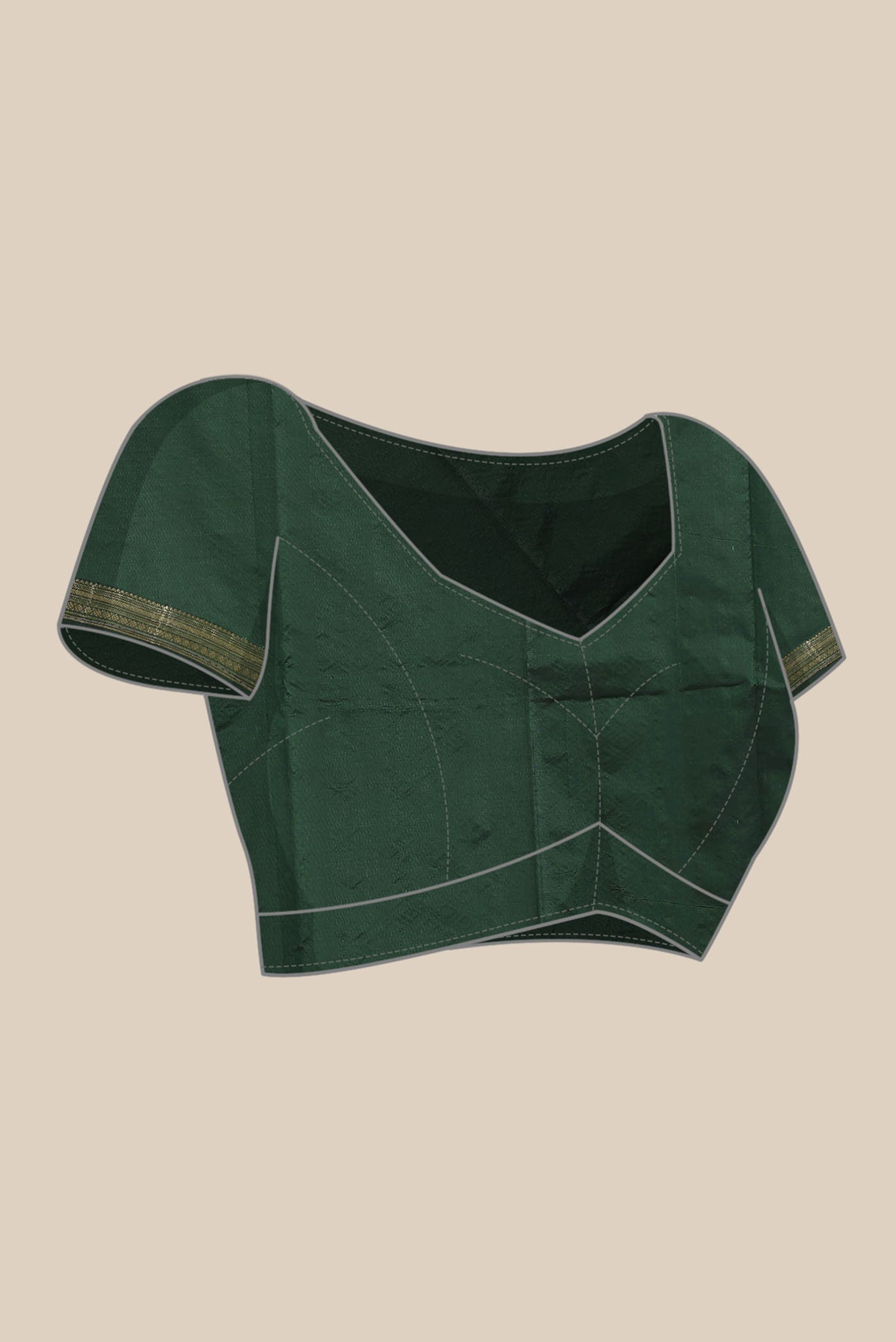 Green Bangalore Silk Saree