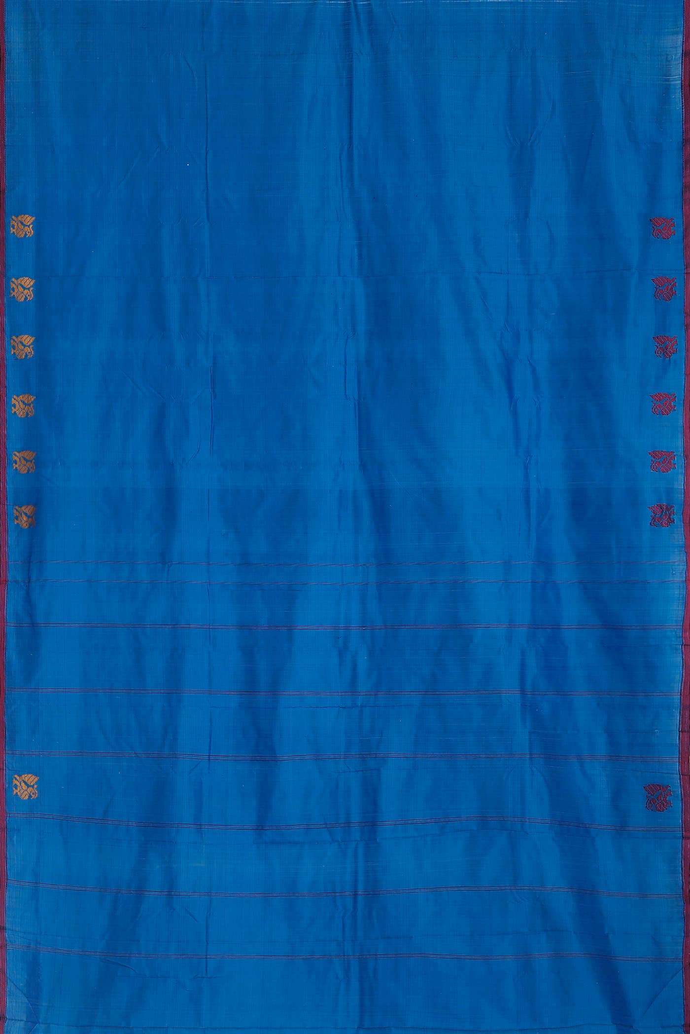 Blue Blended Kanchipuram Silk Saree