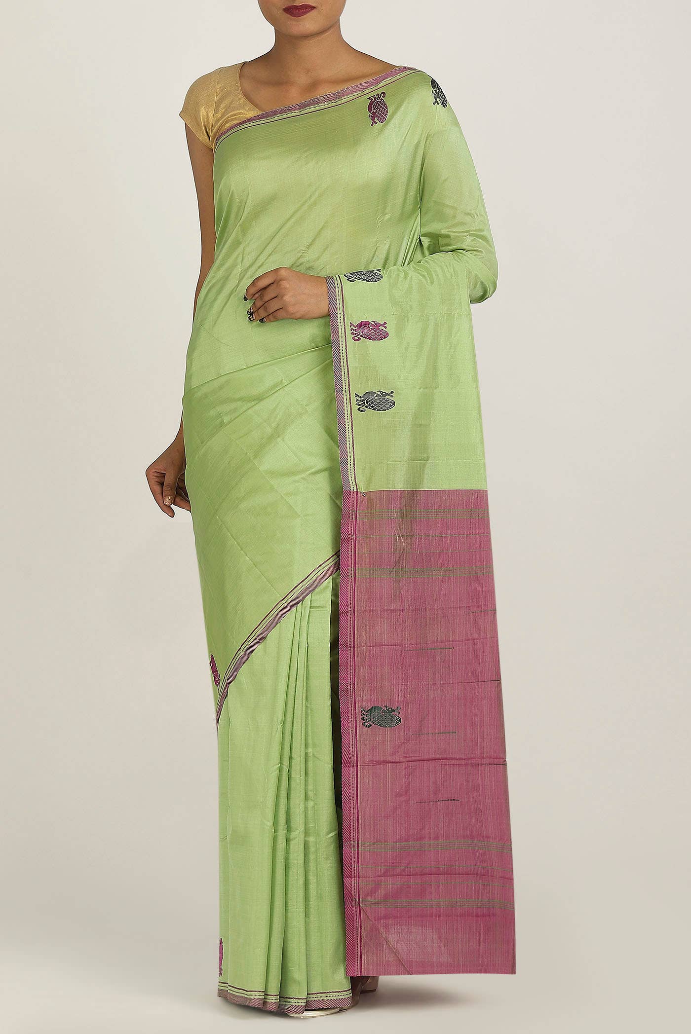 Green Kanchipuram Silk Saree