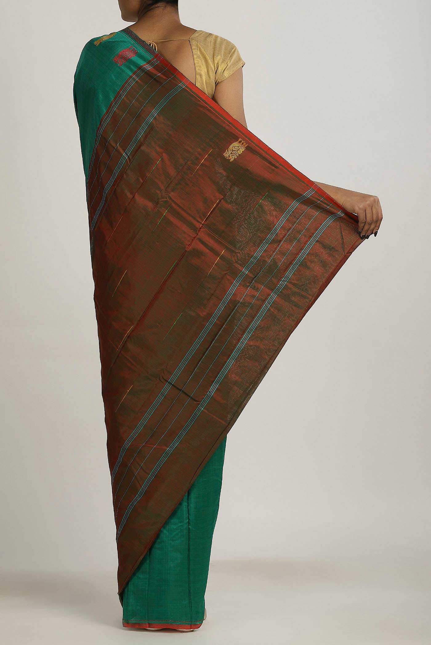 Green Kanchipuram Silk Saree