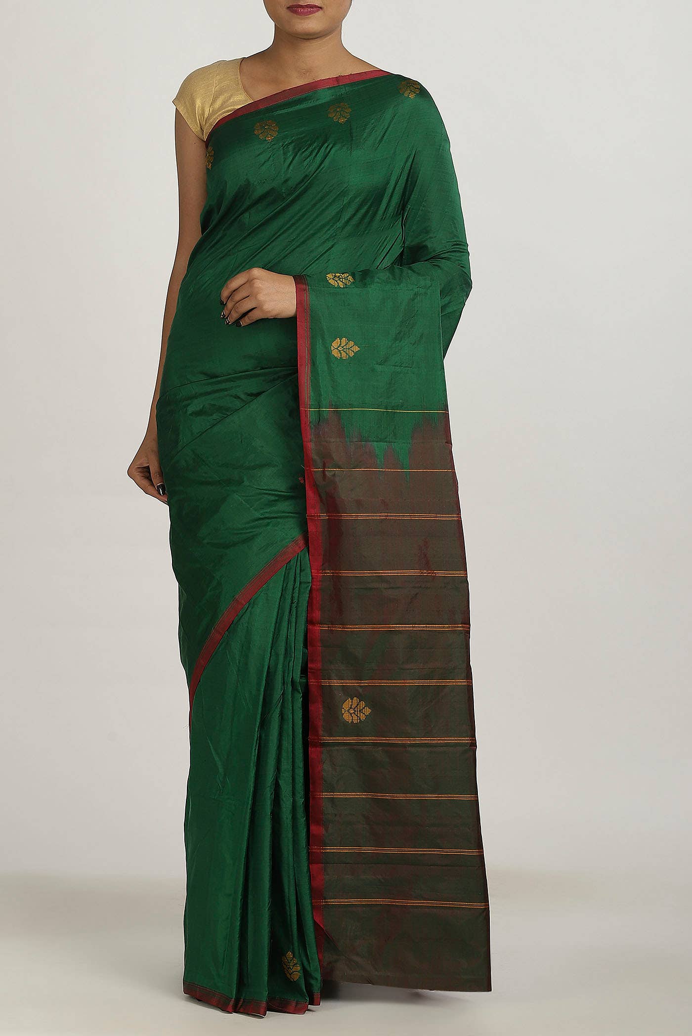 Green Kanchipuram Silk Saree