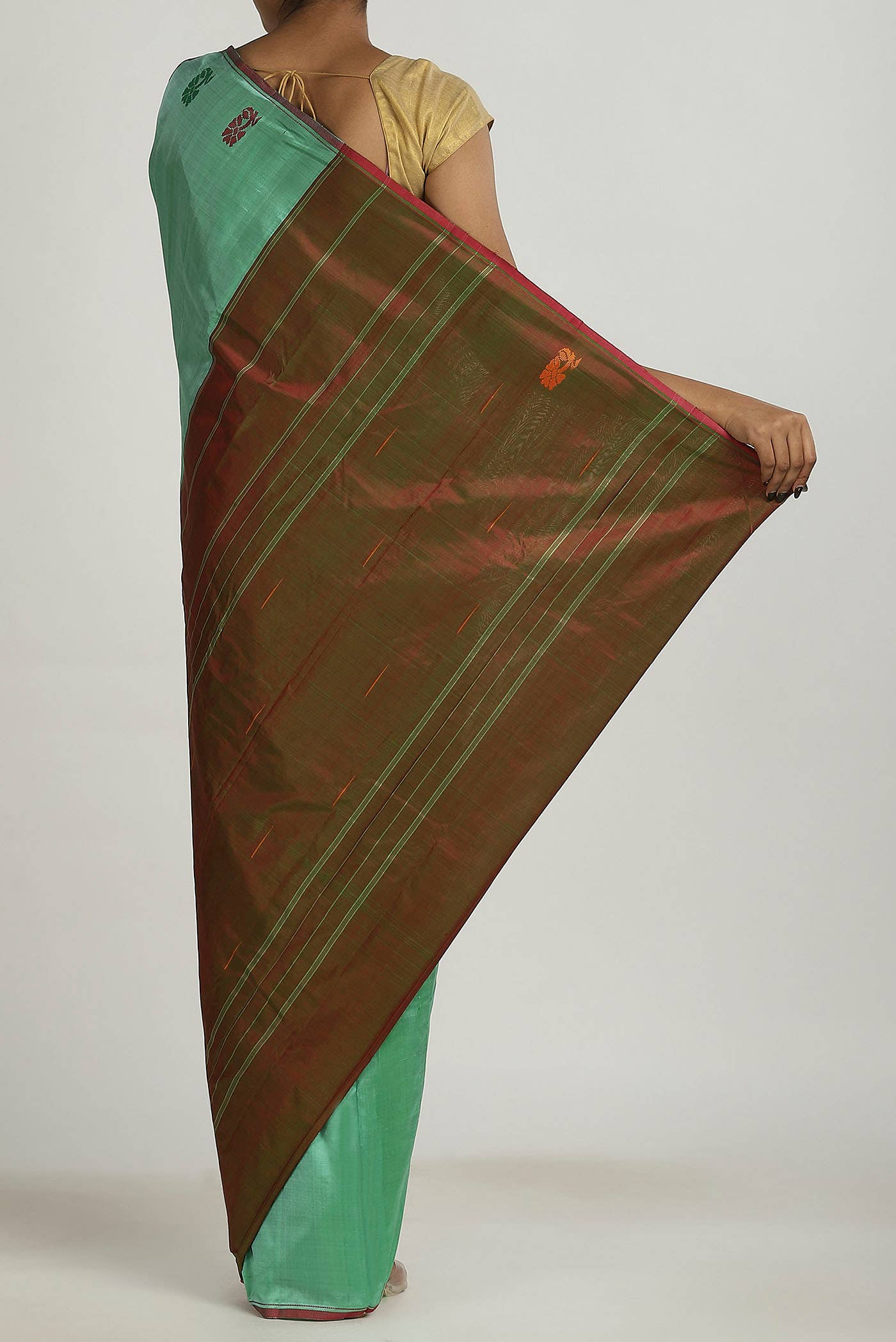 Green Kanchipuram Silk Saree