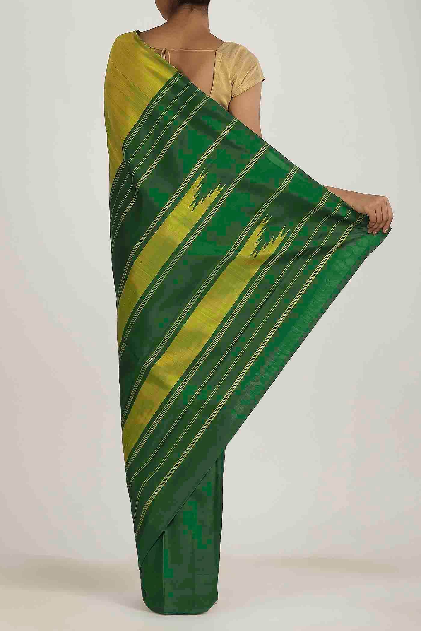 Green Kanchipuram Silk Saree