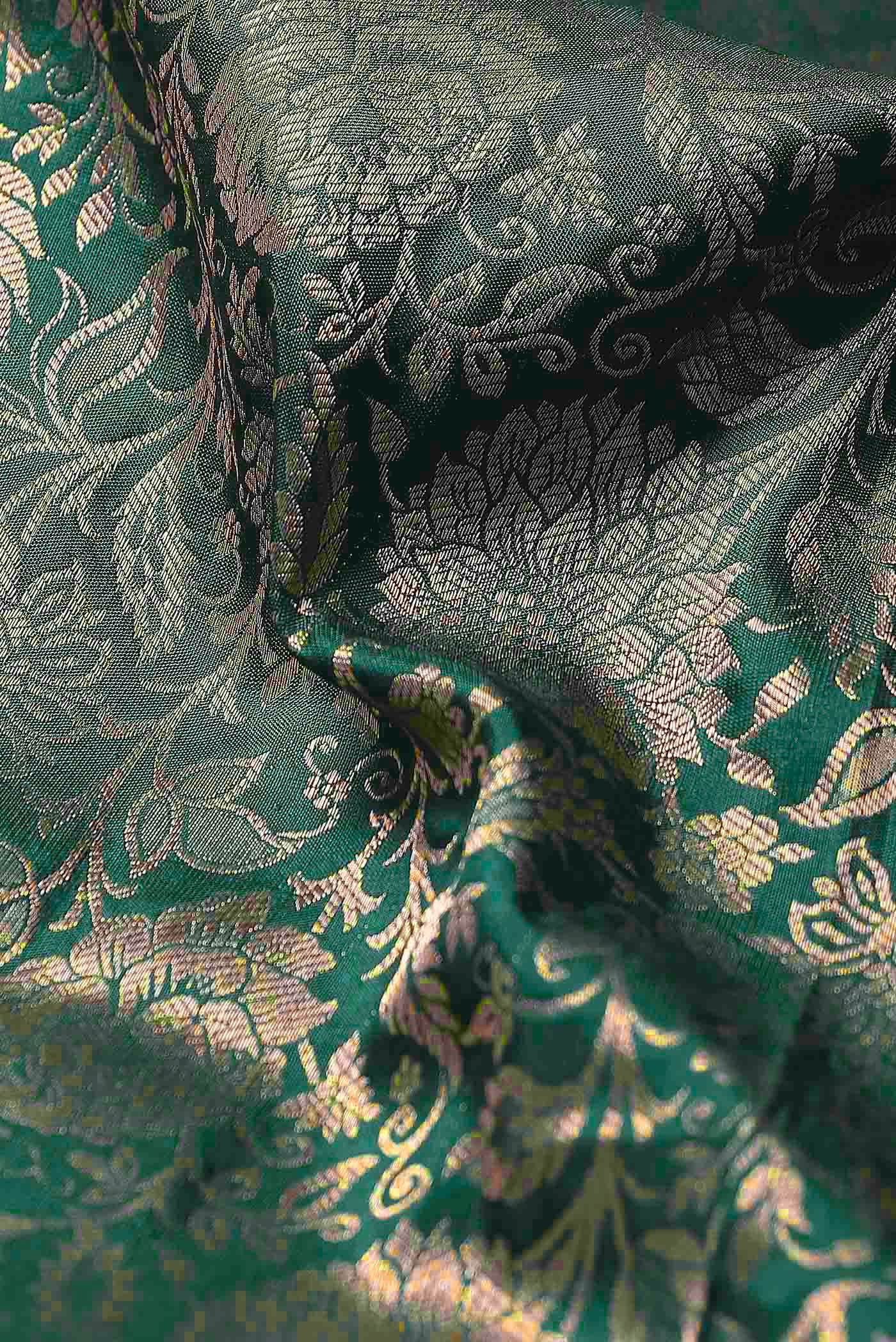 Green Bangalore Silk Saree