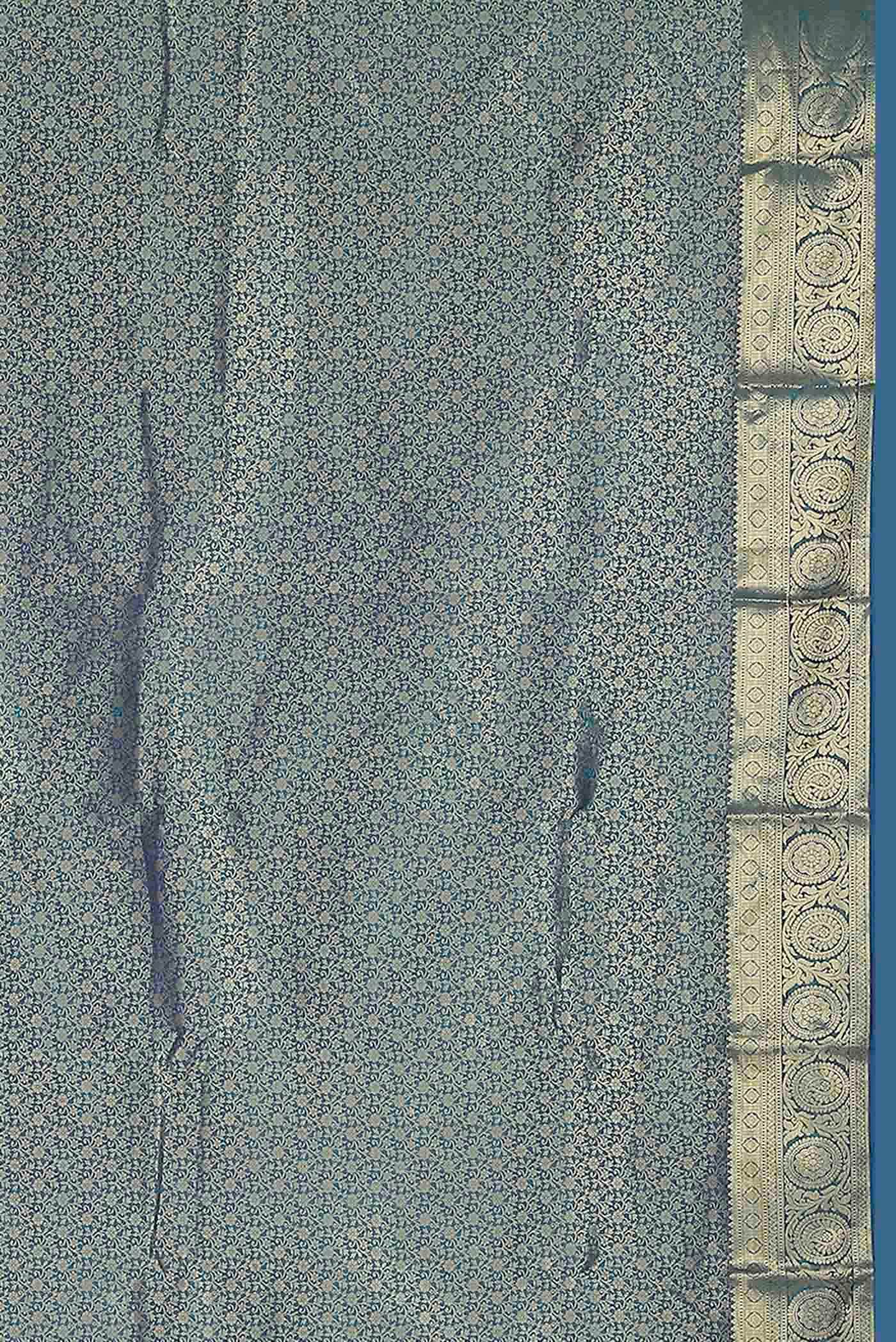 Blue Bangalore Silk Saree