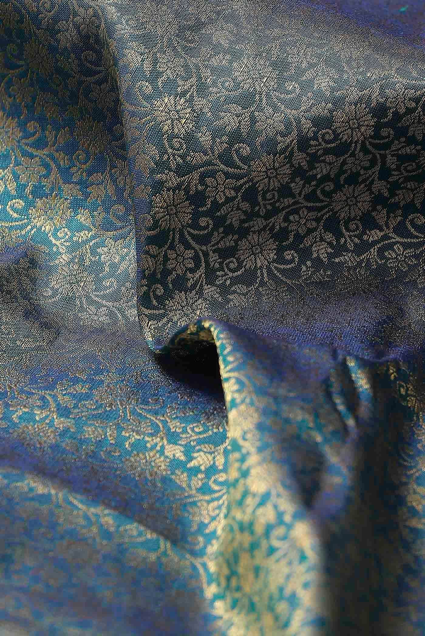 Blue Bangalore Silk Saree