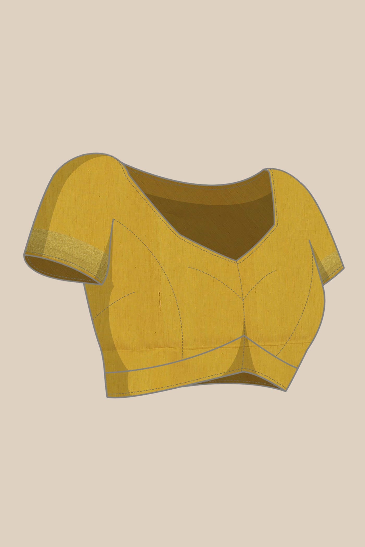 Yellow Silk Cotton Saree