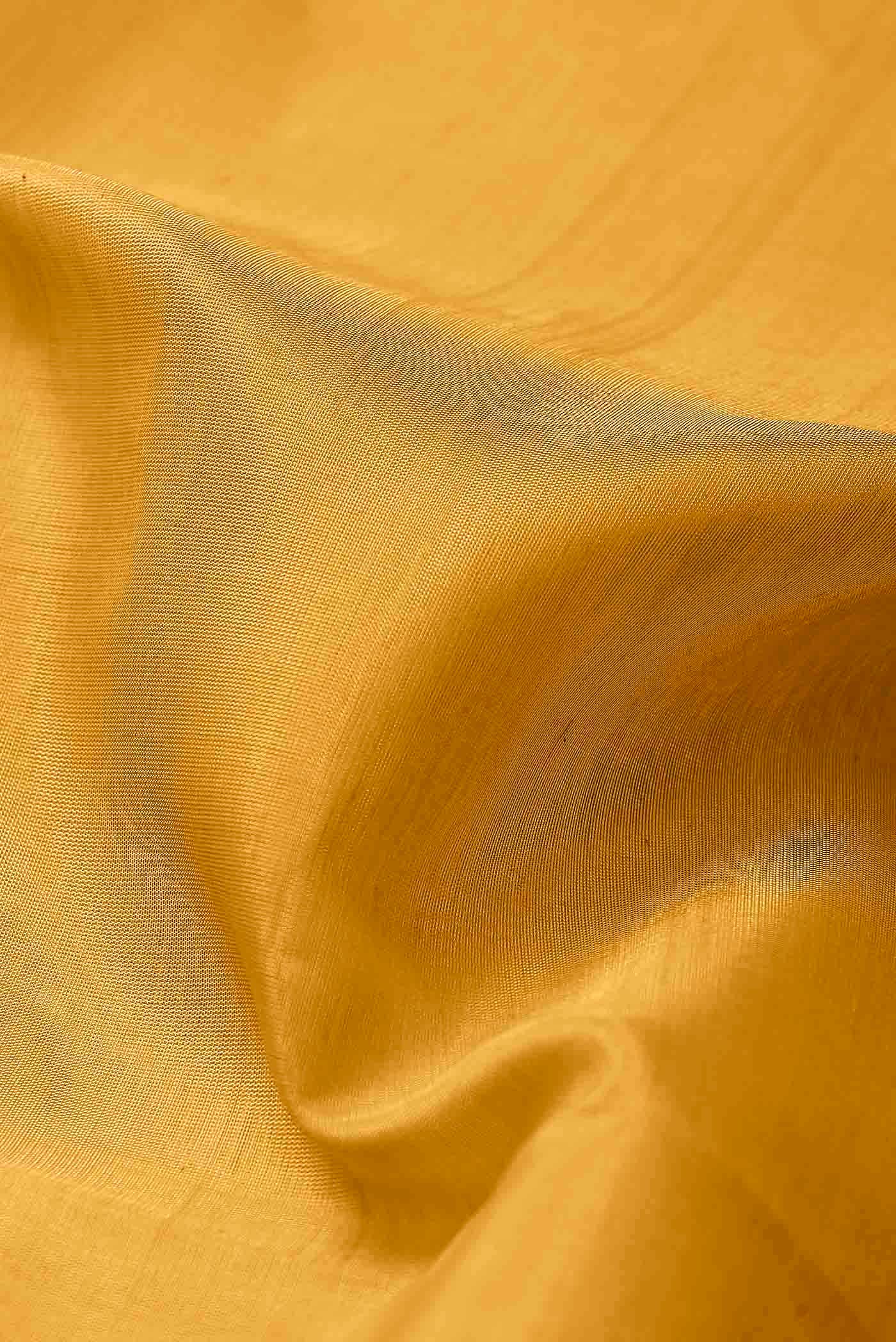 Yellow Silk Cotton Saree