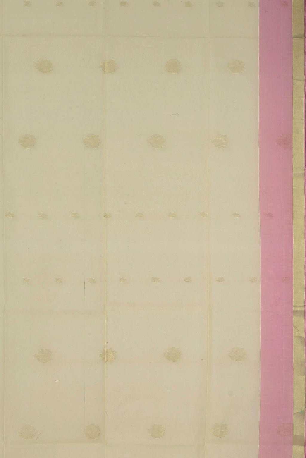 Cream Silk Cotton Saree