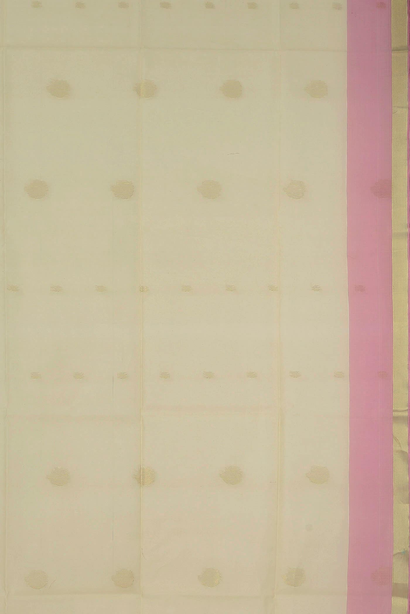Cream Silk Cotton Saree