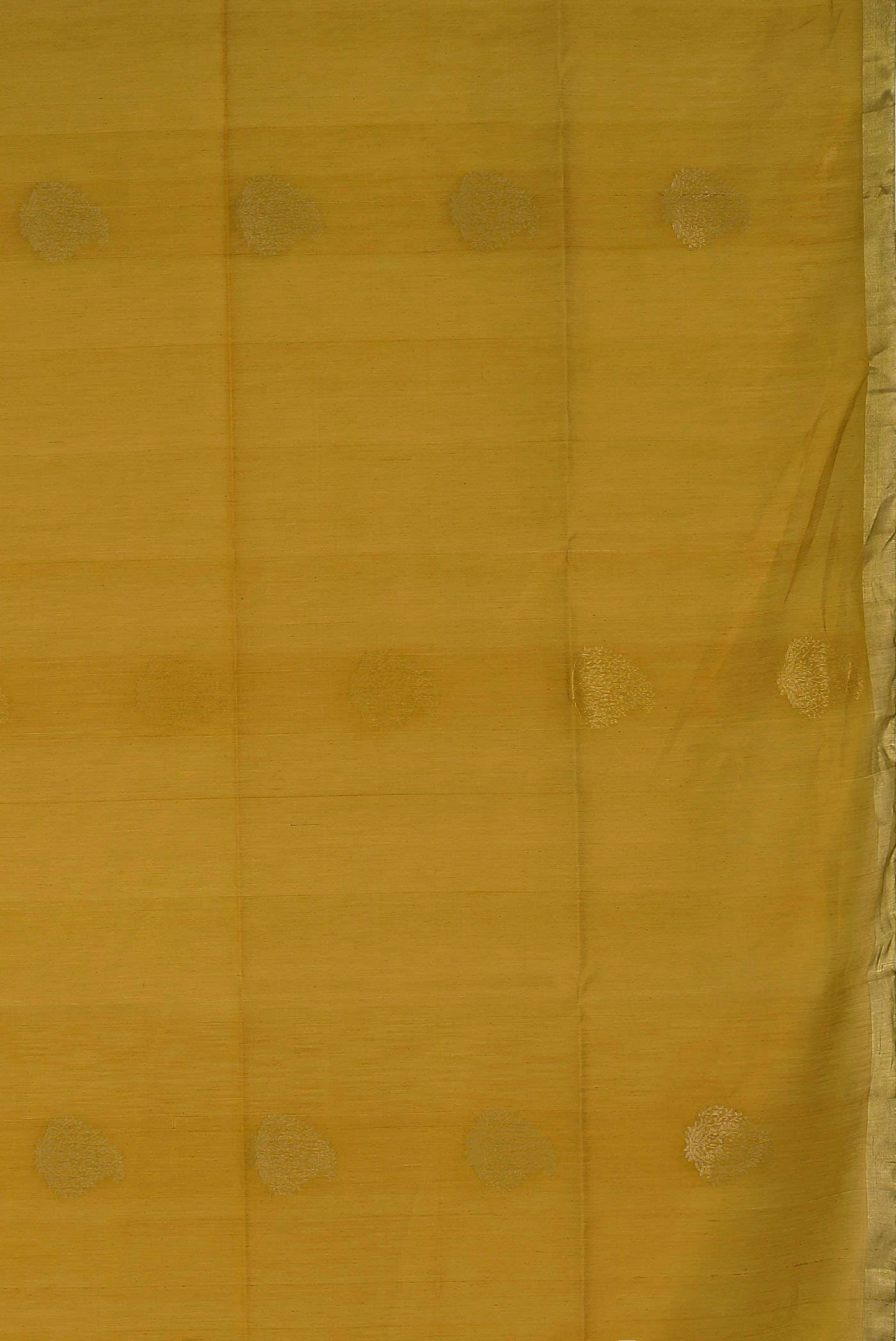 Yellow Silk Cotton Saree