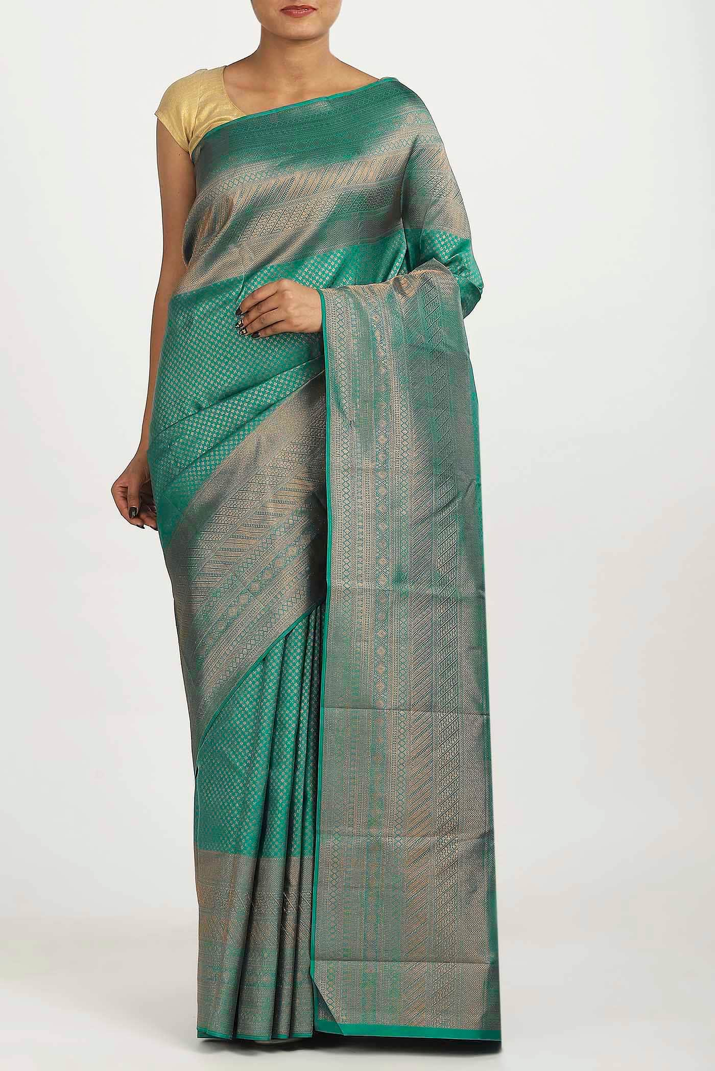 Green Kanchipuram Silk Saree