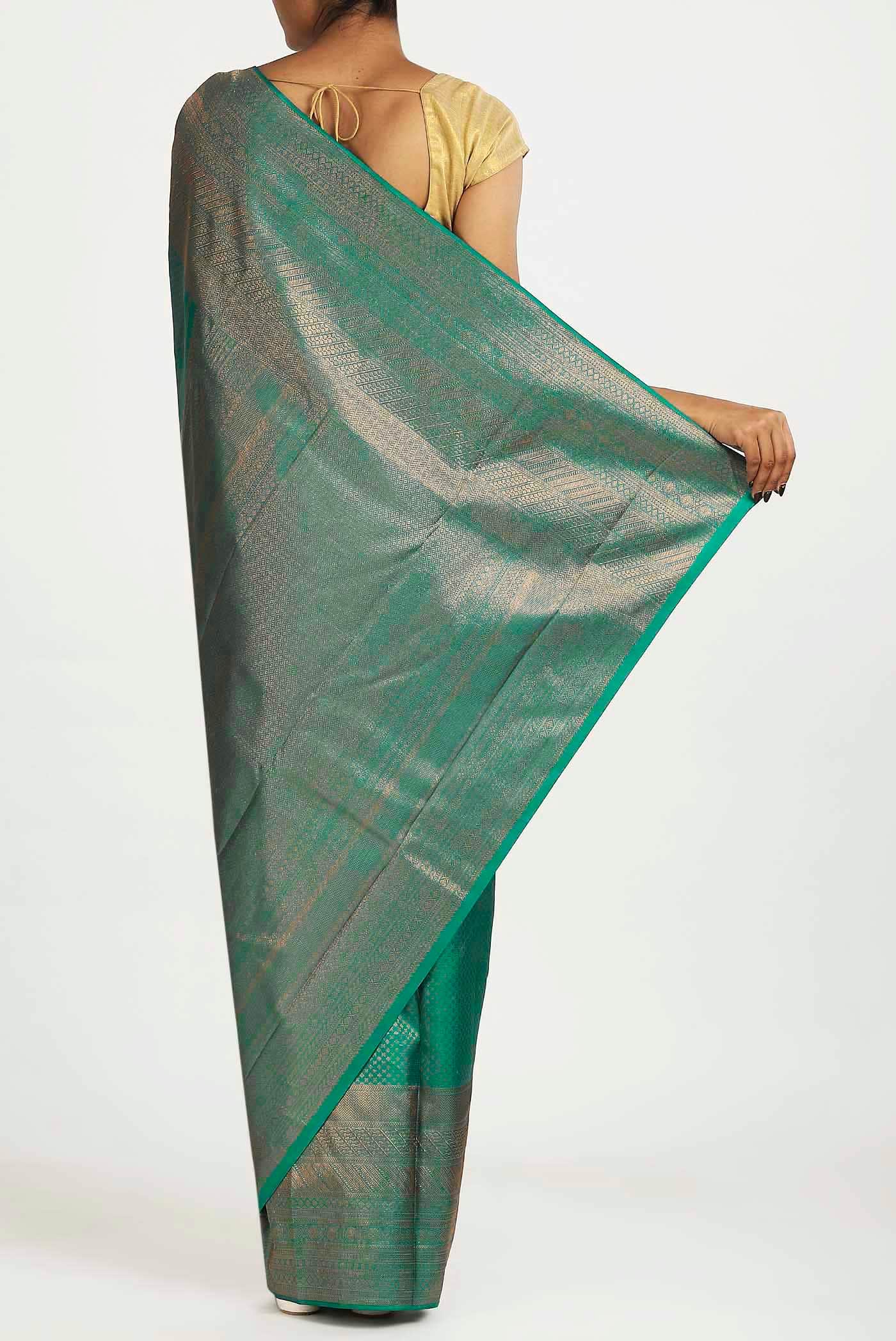 Green Kanchipuram Silk Saree