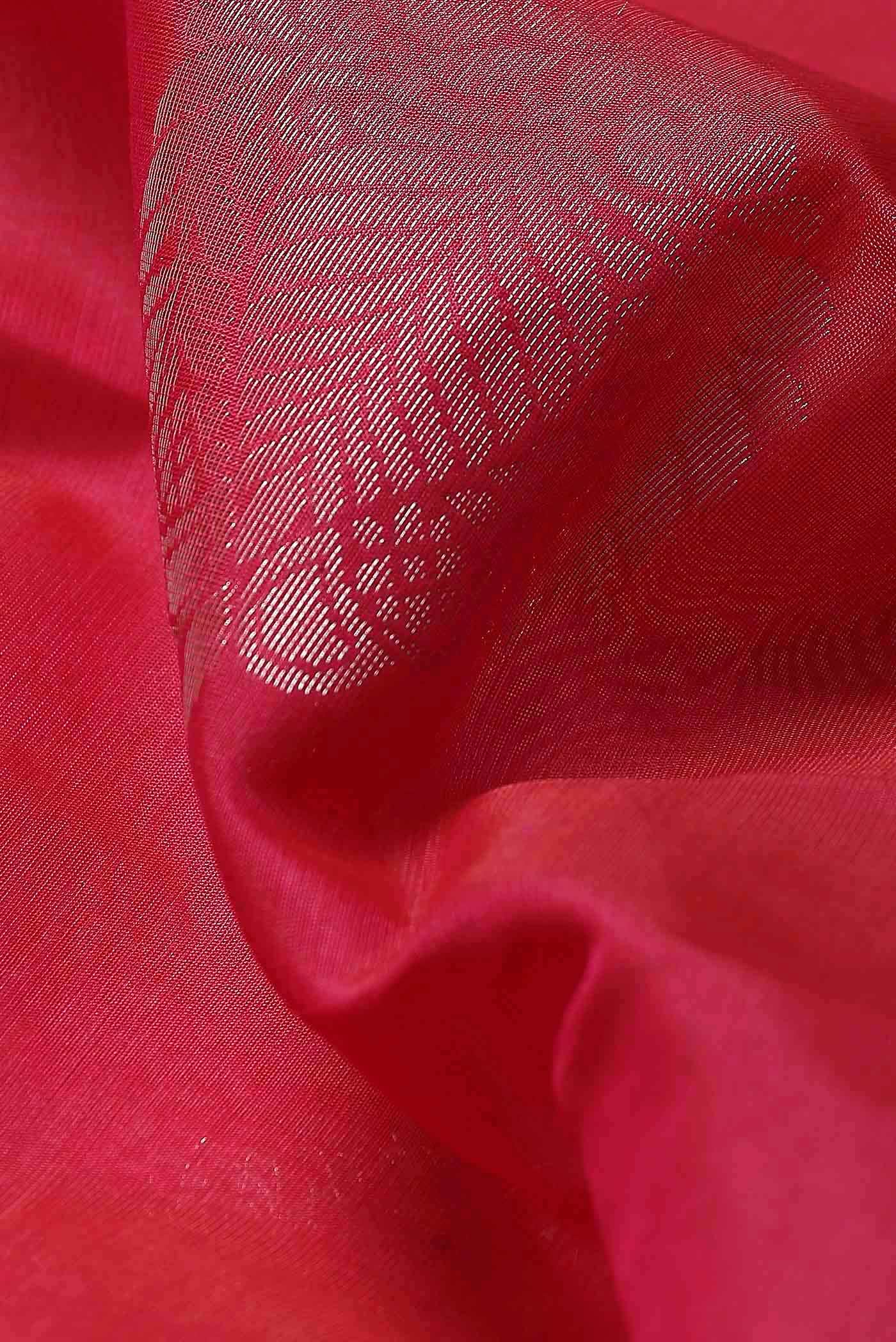 Red Silk Cotton Saree