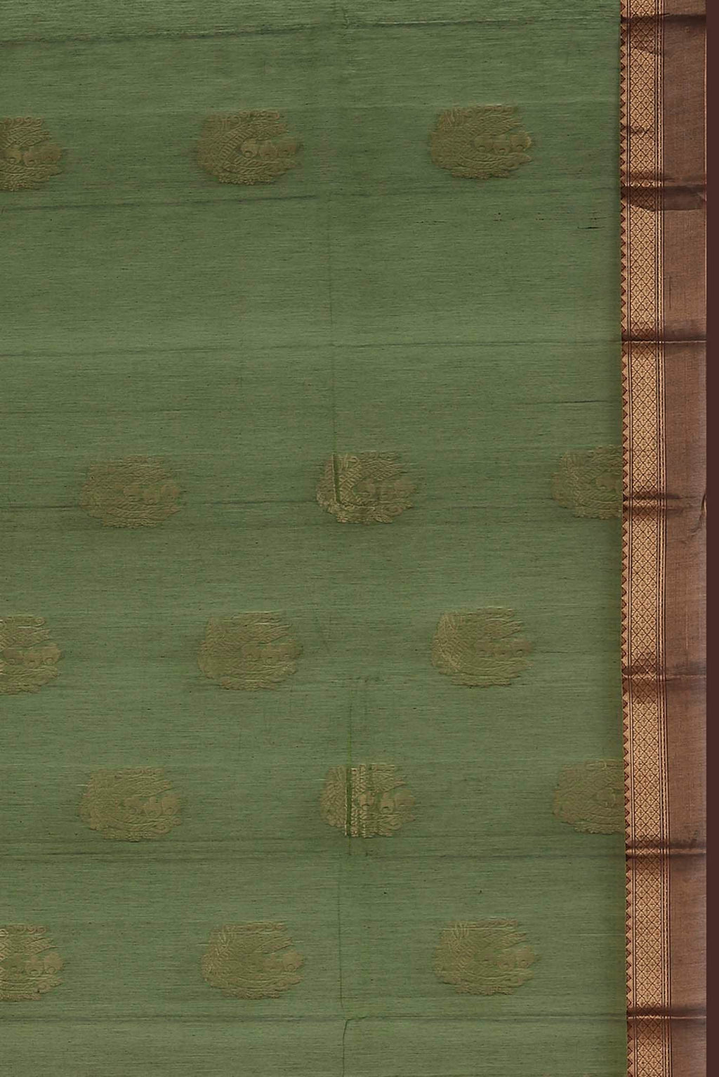 Green Silk Cotton Saree