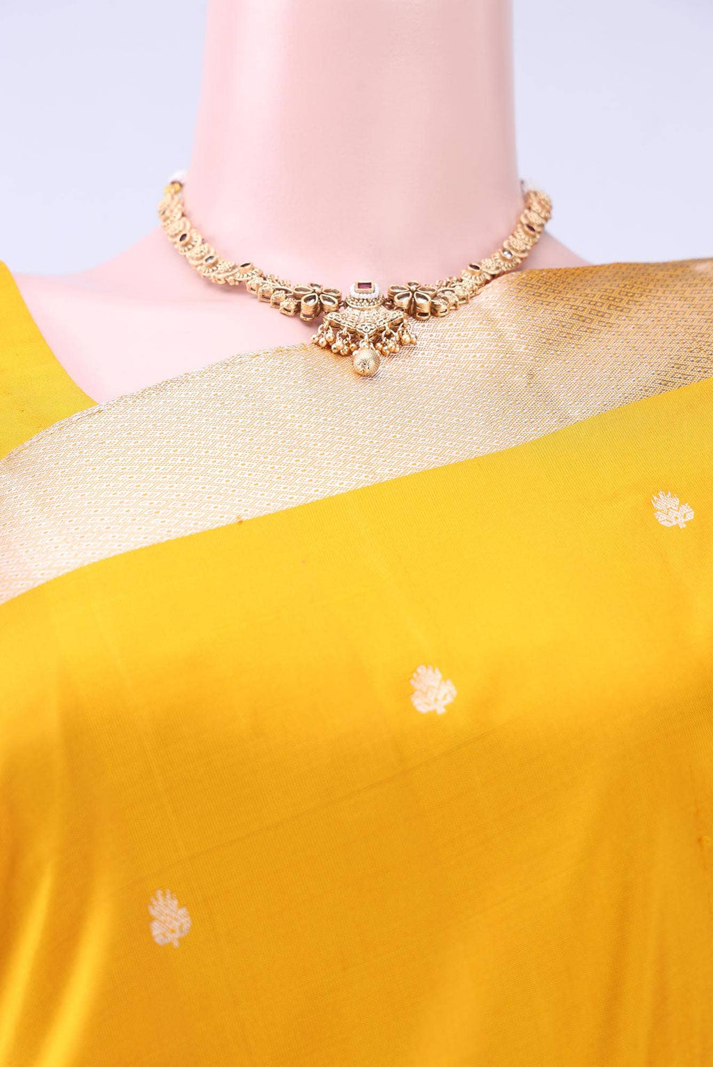 Yellow Soft Silk Saree