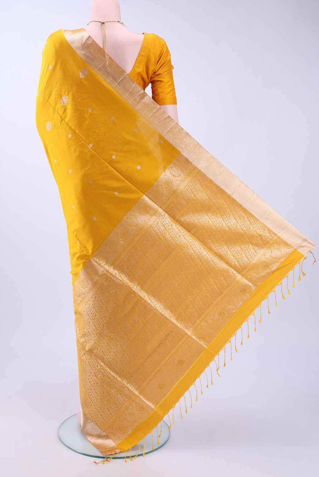 Yellow Soft Silk Saree