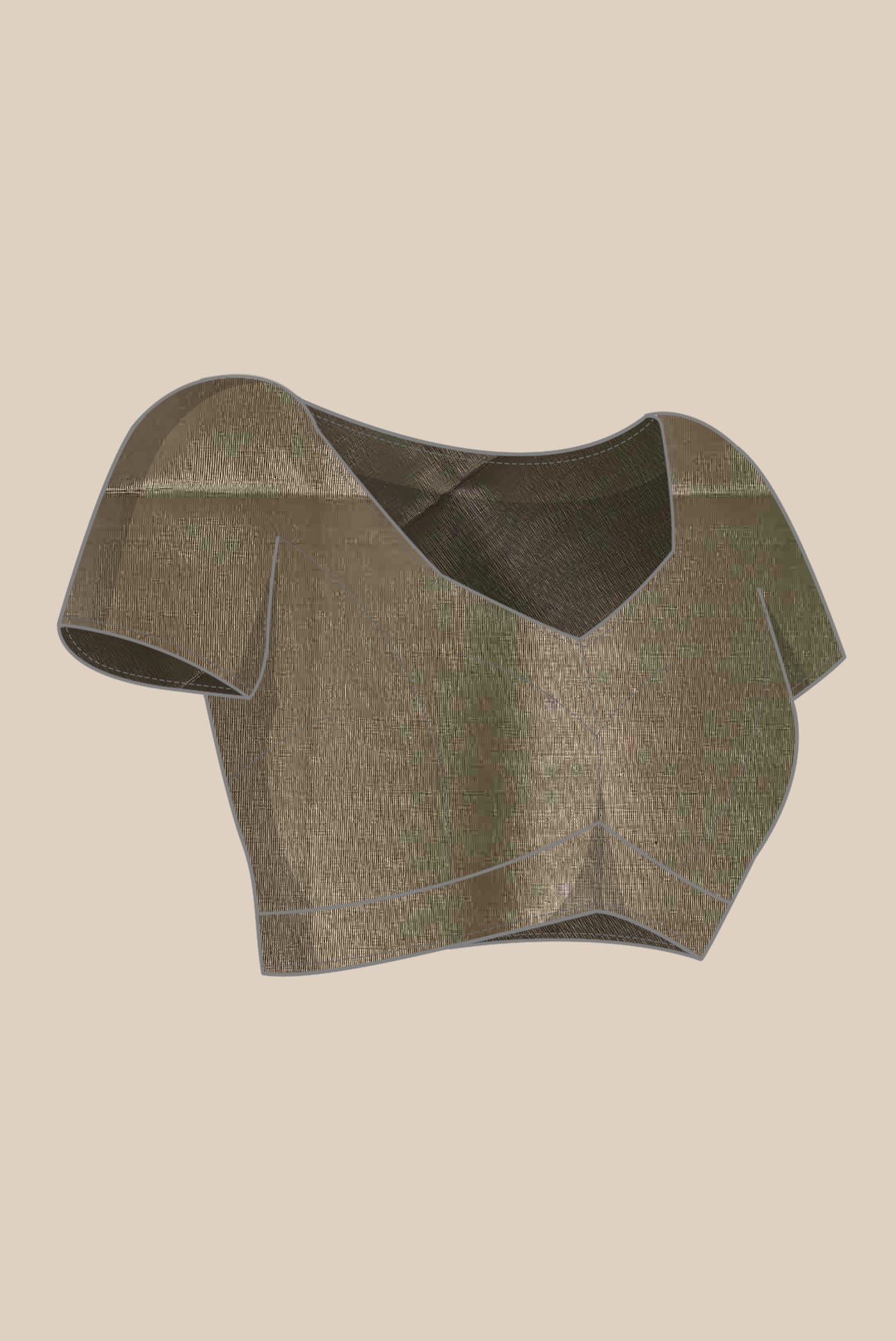 Cream Soft Silk Saree