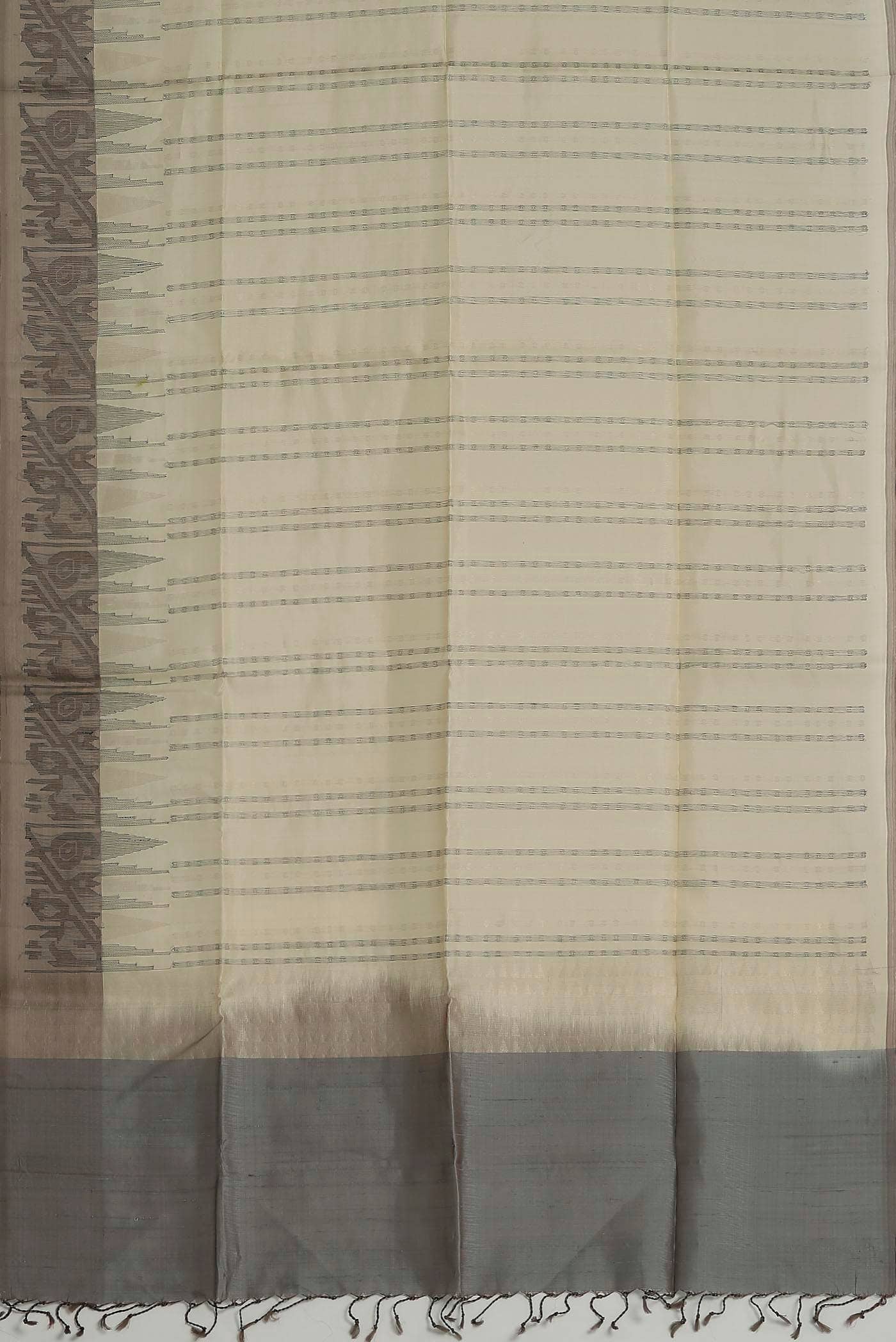 Cream Soft Silk Saree