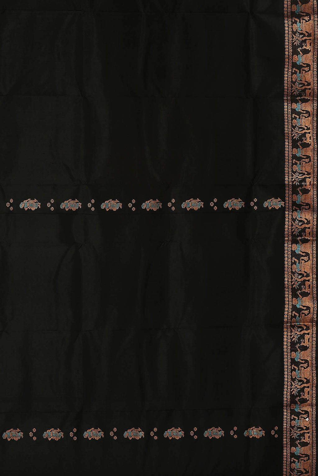 Black Baluchari Silk Saree