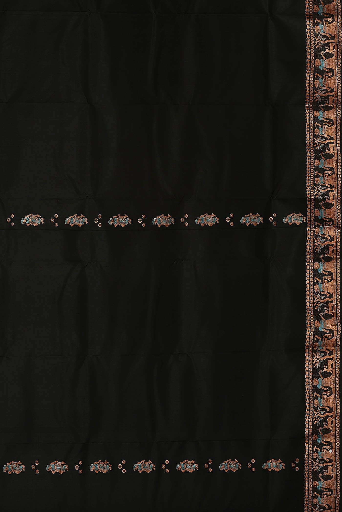 Black Baluchari Silk Saree