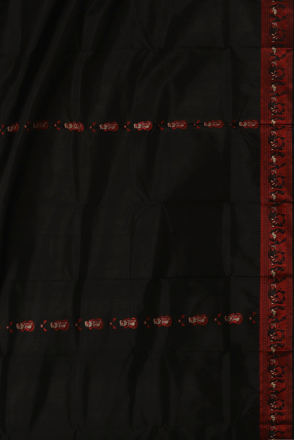 Black Baluchari Silk Saree