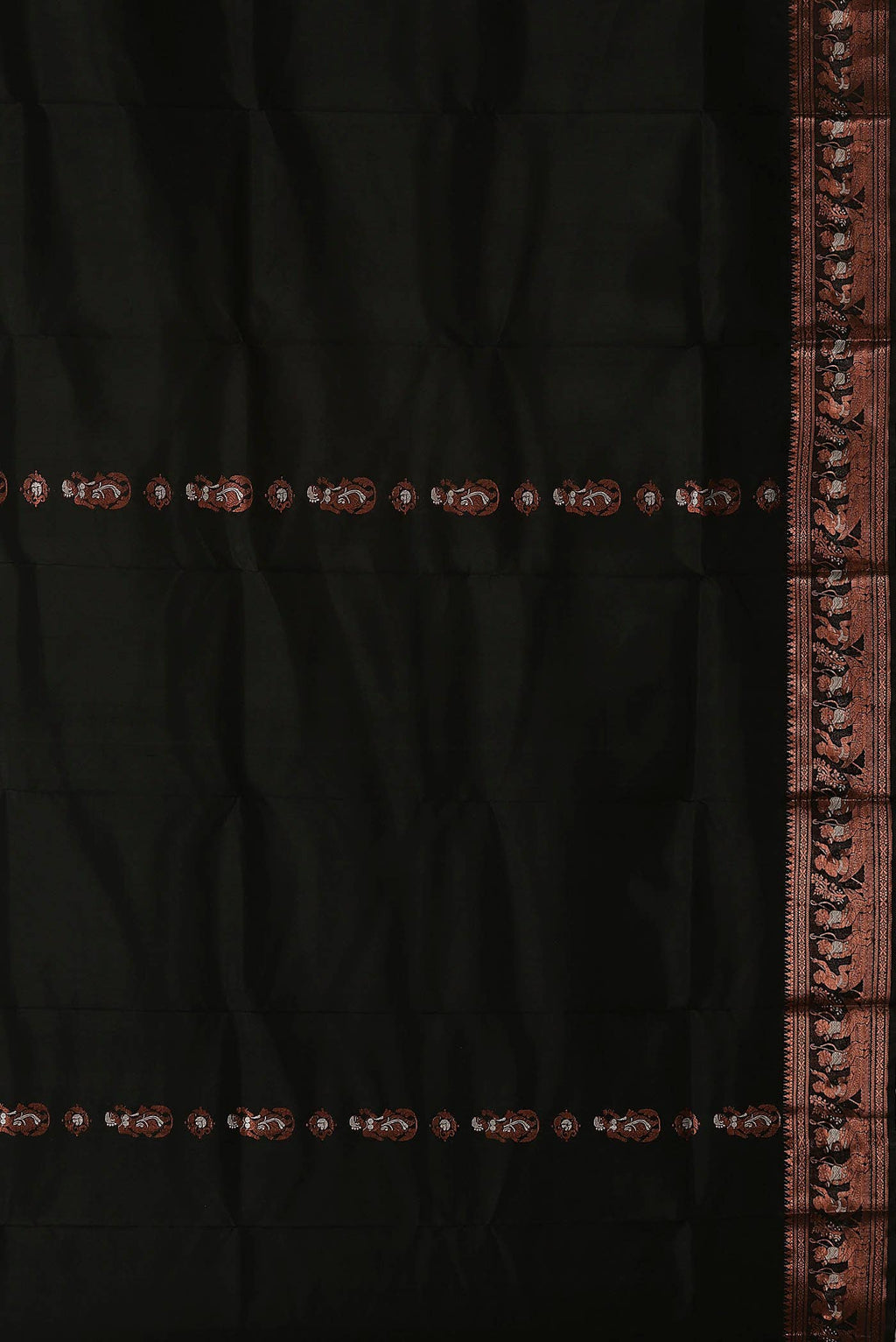 Black Baluchari Silk Saree