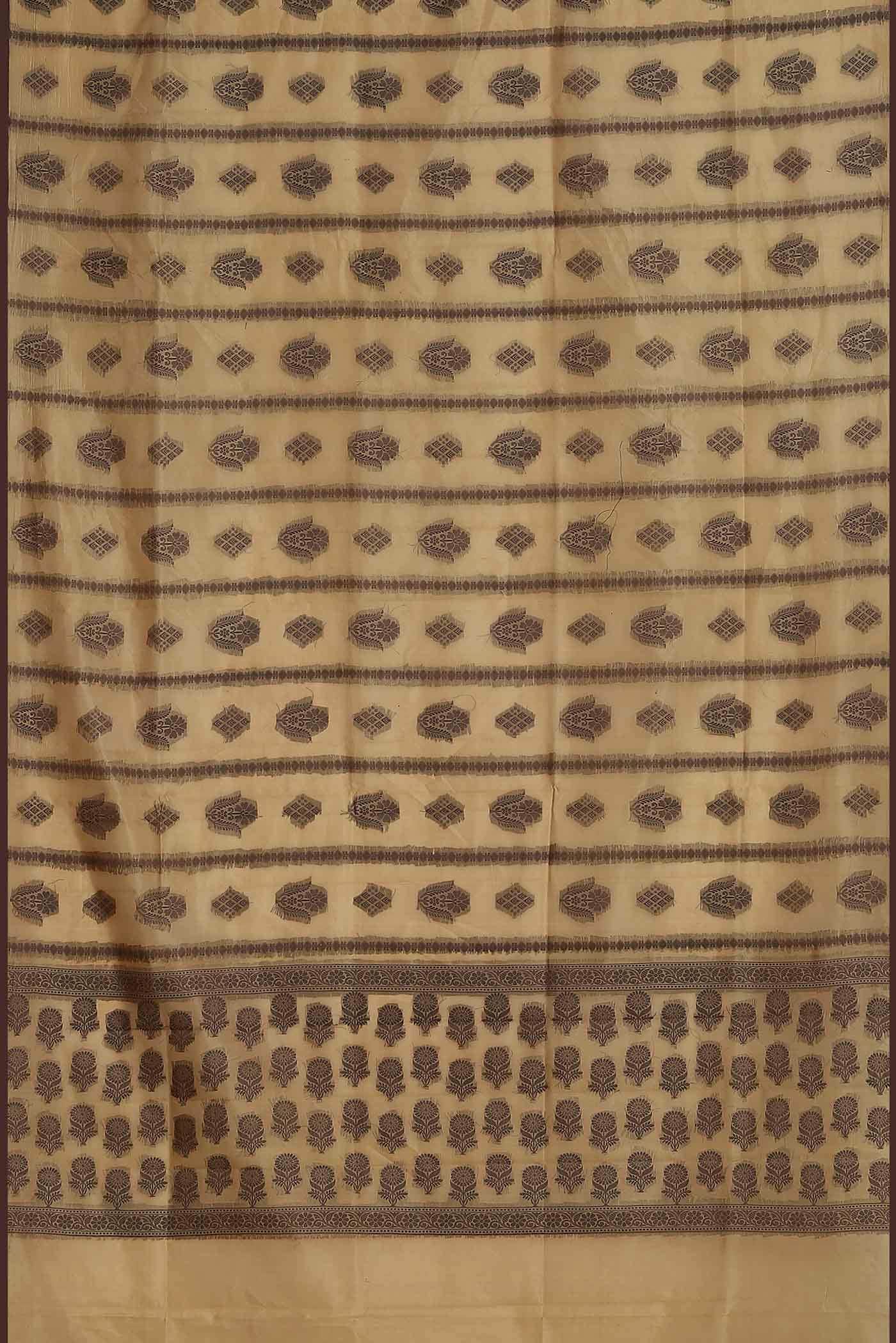 Gold Banarasi Raw Silk Saree