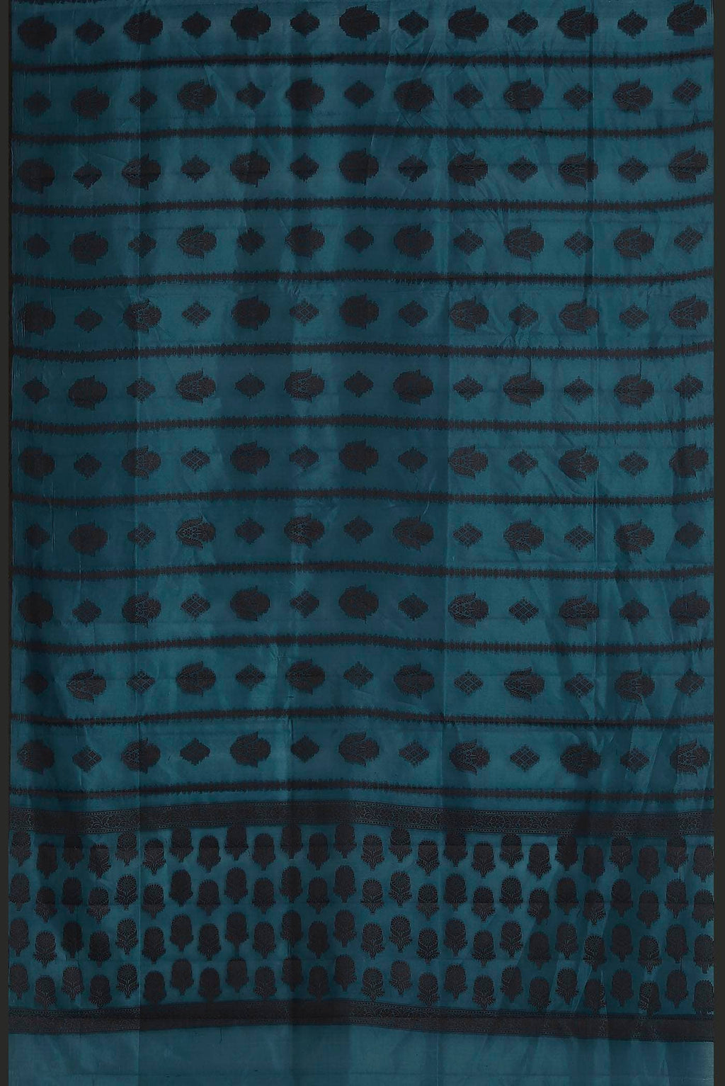 Blue Banarasi Raw Silk Saree