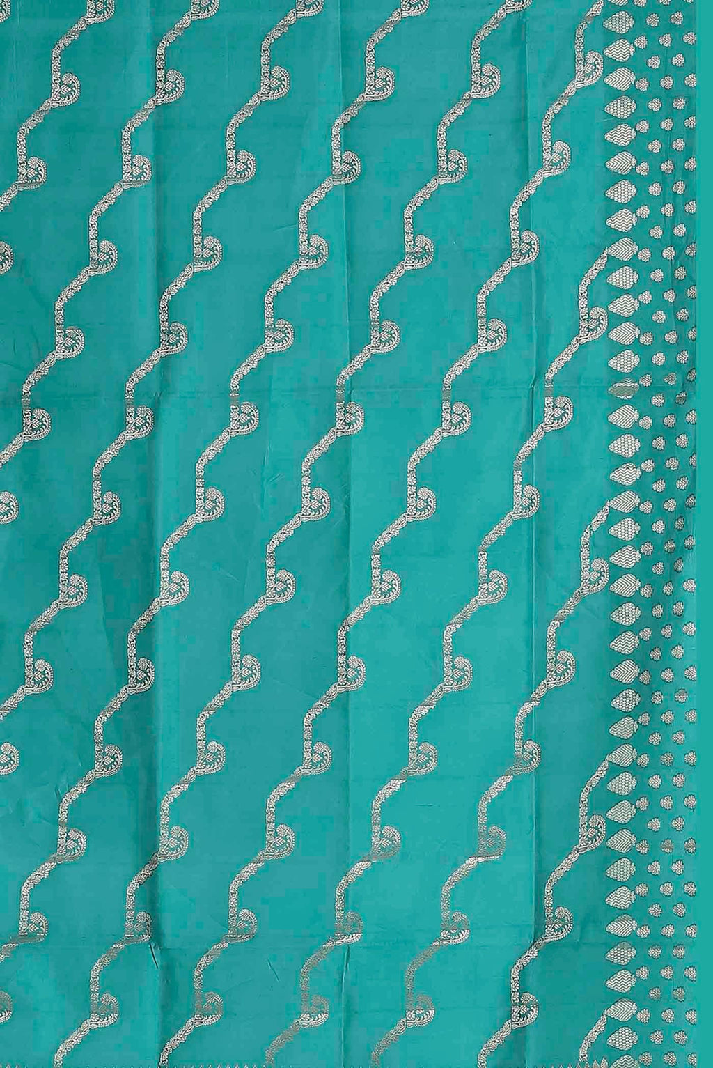 Blue Banarasi Raw Silk Saree