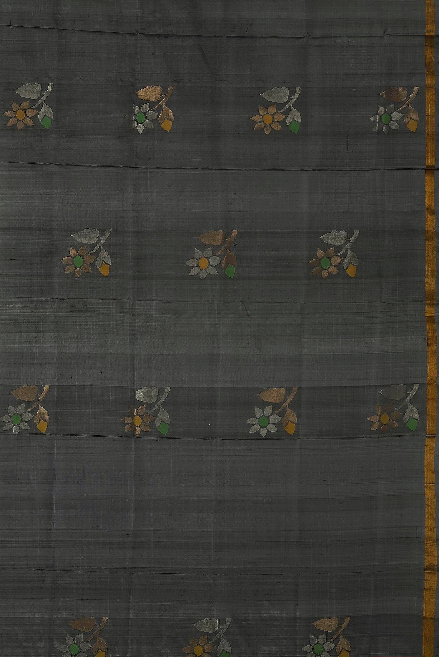 Grey Uppada Silk Saree
