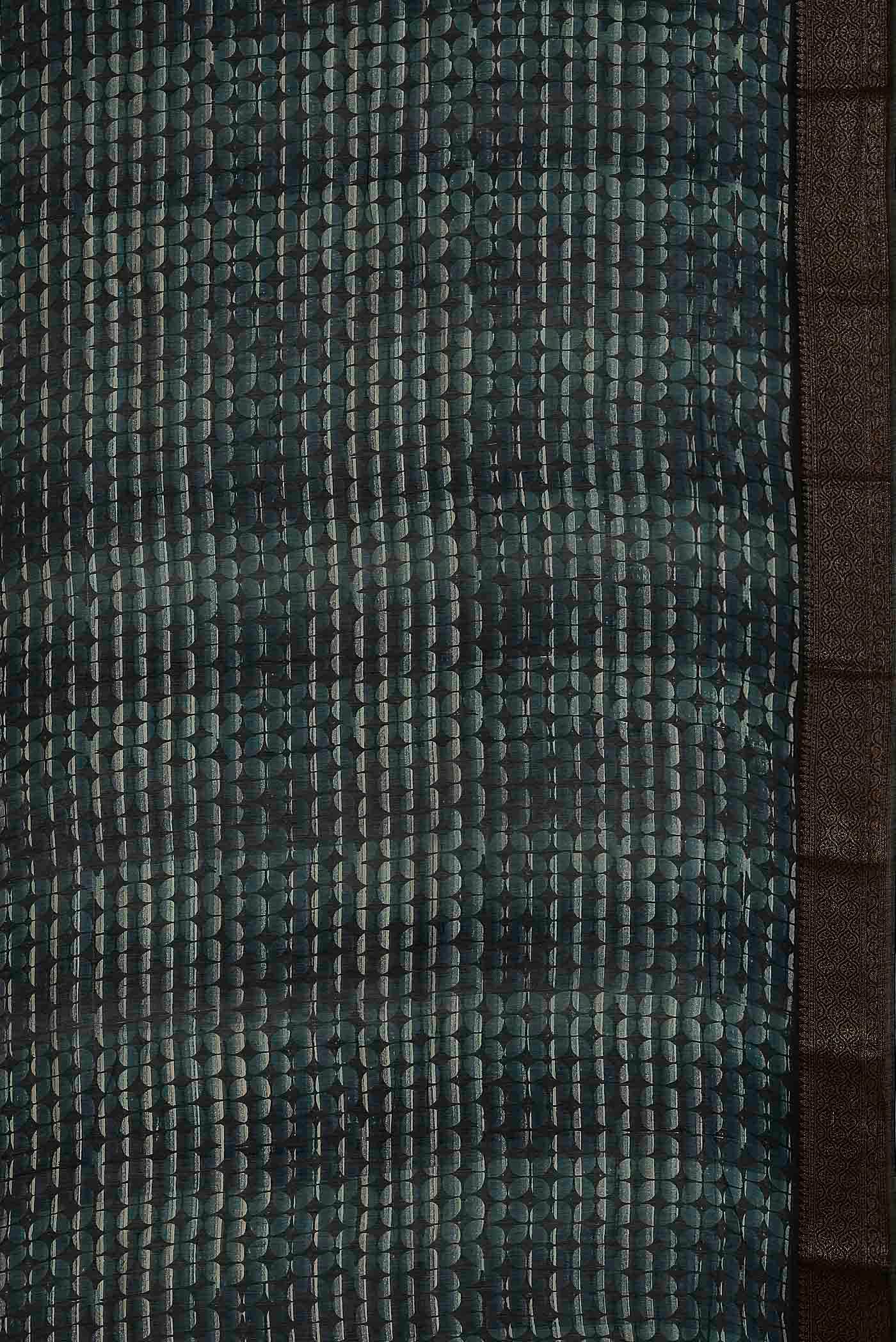 Blue Chanderi Silk Cotton Saree