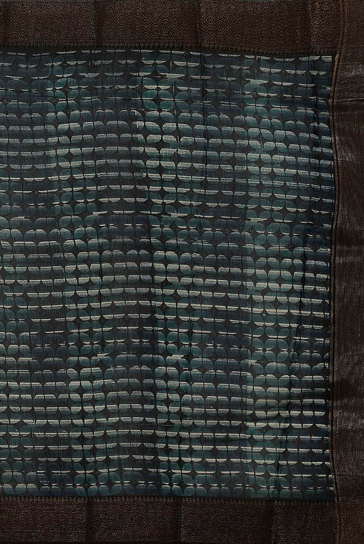 Blue Chanderi Silk Cotton Saree