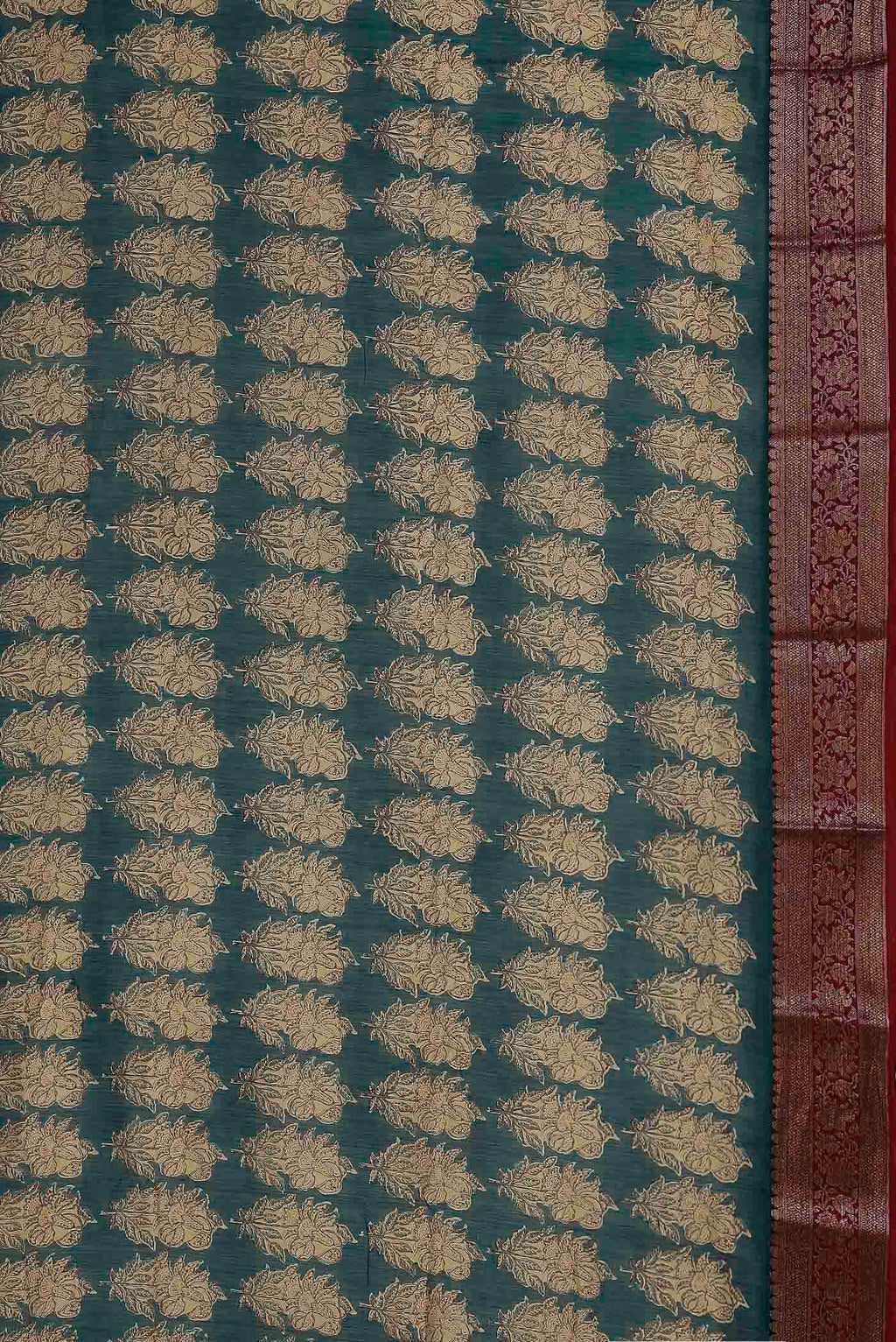 Blue Chanderi Silk Cotton Saree