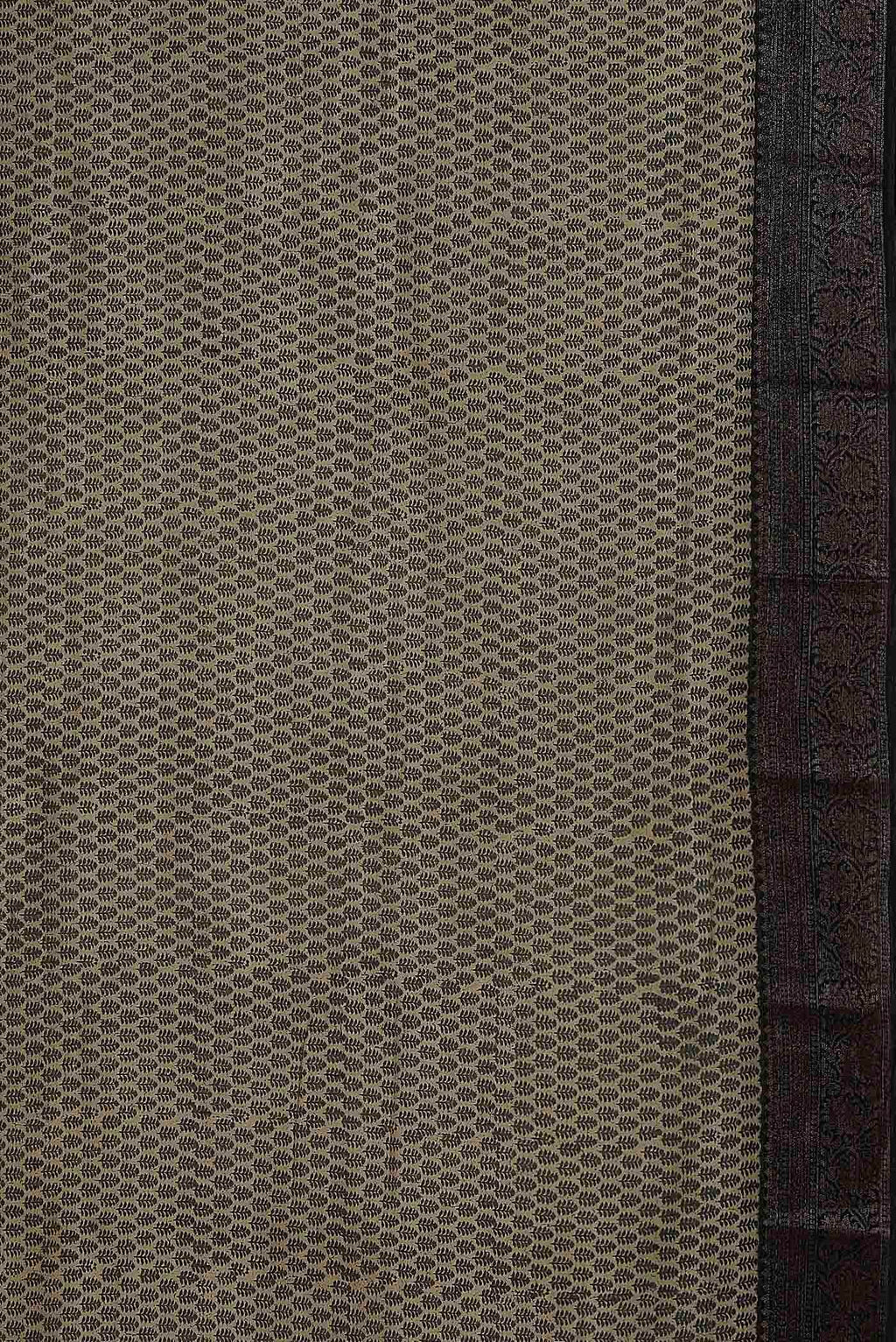 Beige Chanderi Silk Cotton Saree