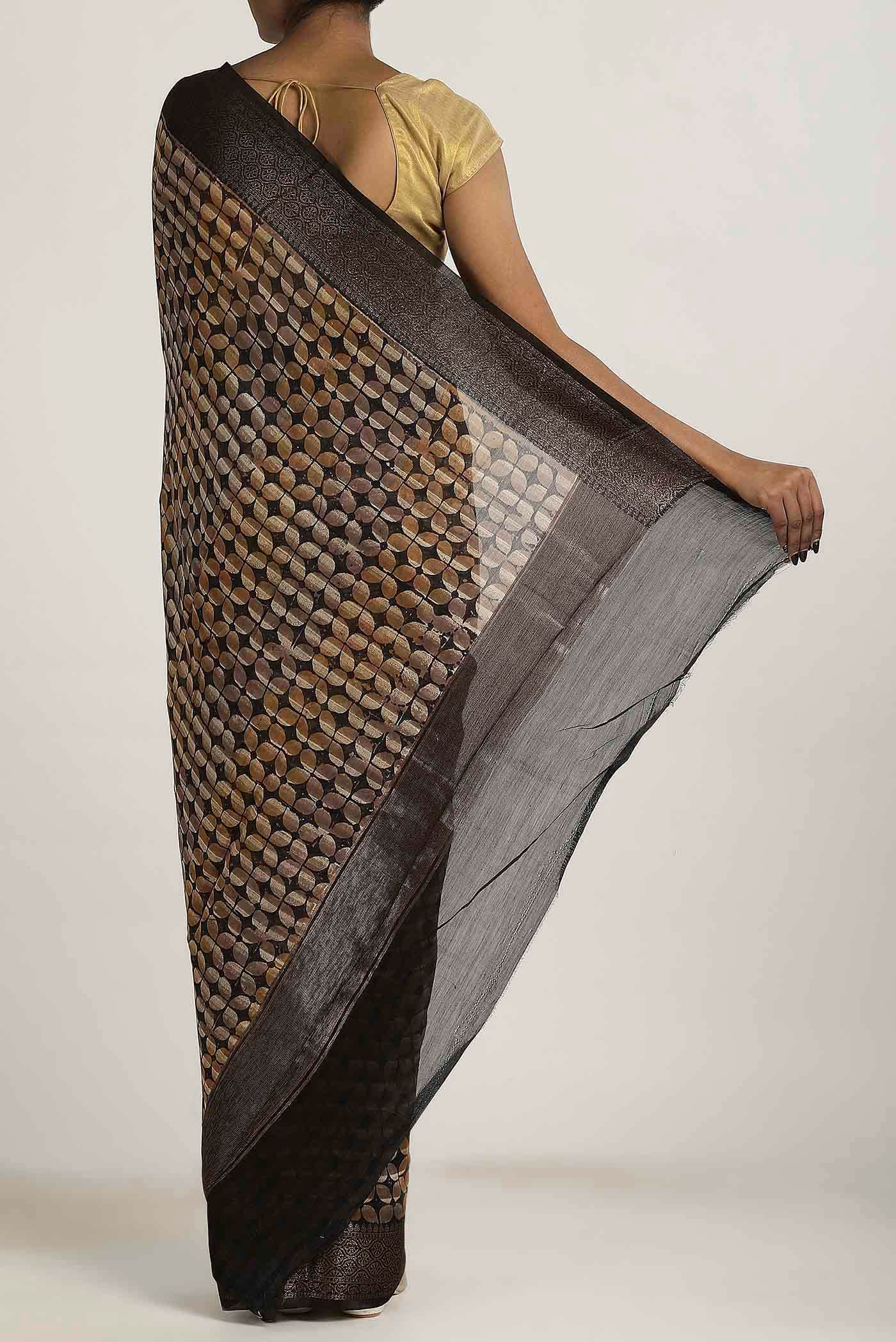 Multi Chanderi Silk Cotton Saree