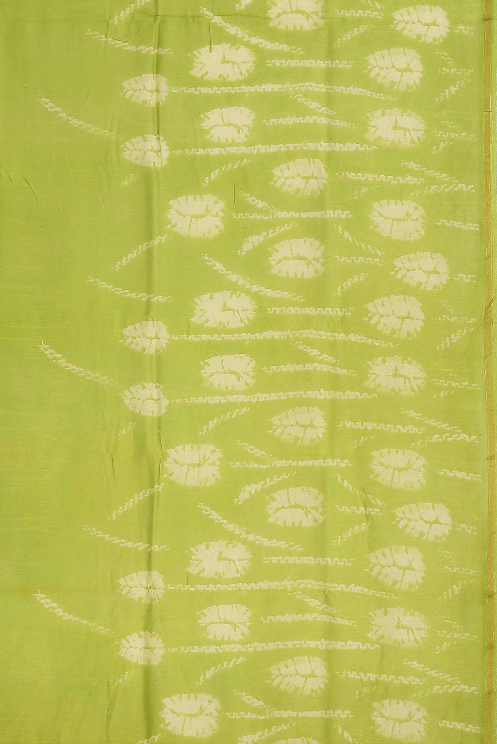 Green Chanderi Silk Cotton Saree
