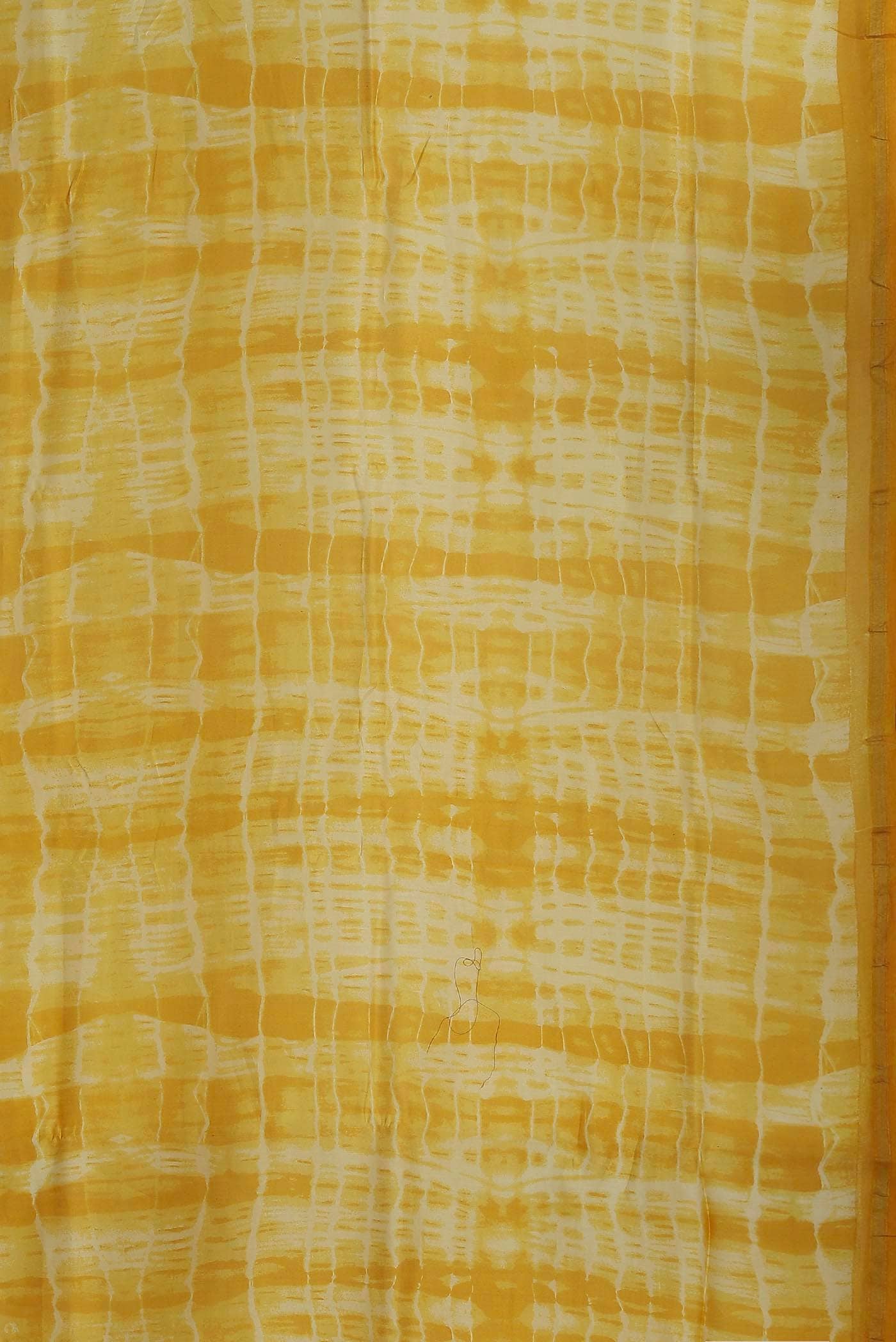 Mustard Chanderi Silk Cotton Saree