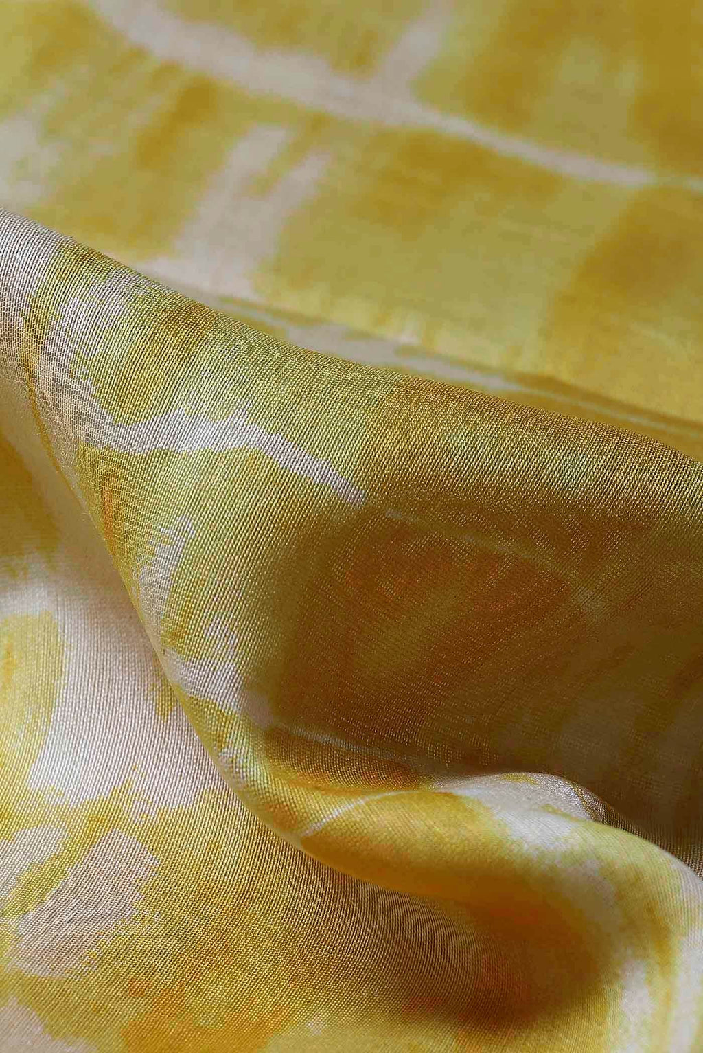Mustard Chanderi Silk Cotton Saree