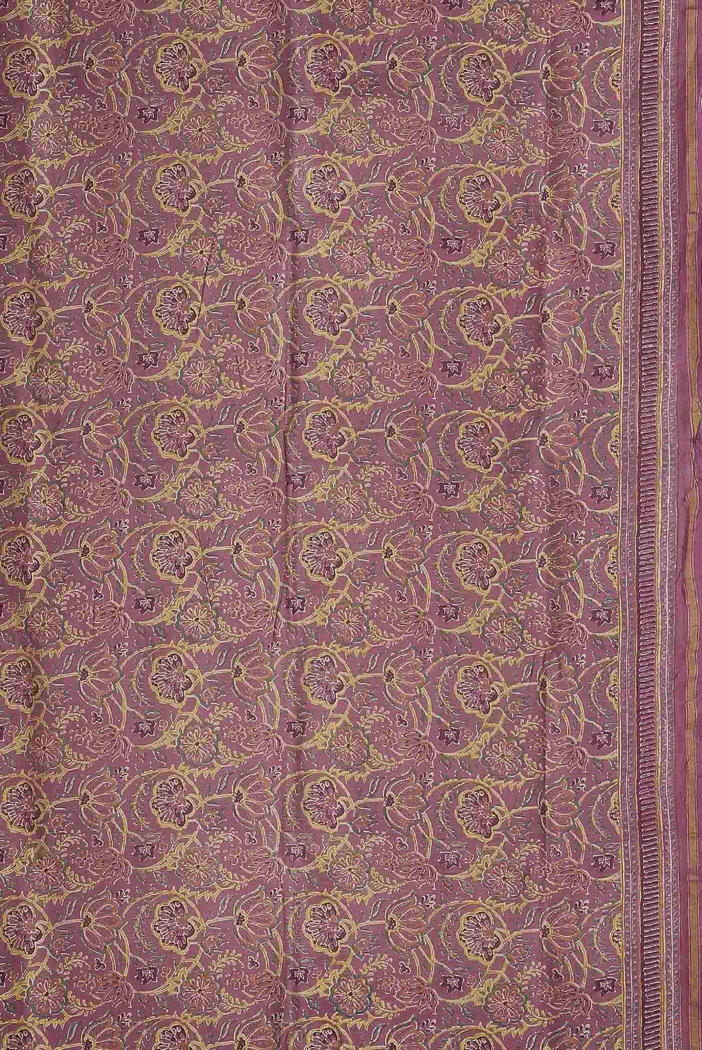 Pink Chanderi Silk Cotton Saree